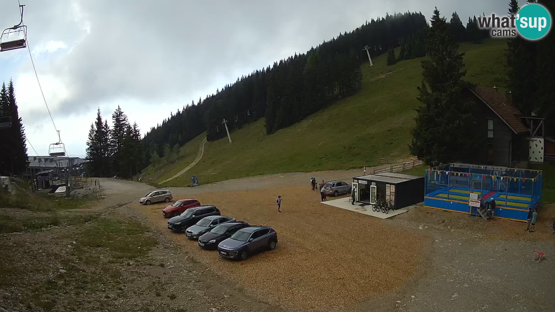 GOLTE Ski resort live webcam – view to Medvedjak – Slovenia