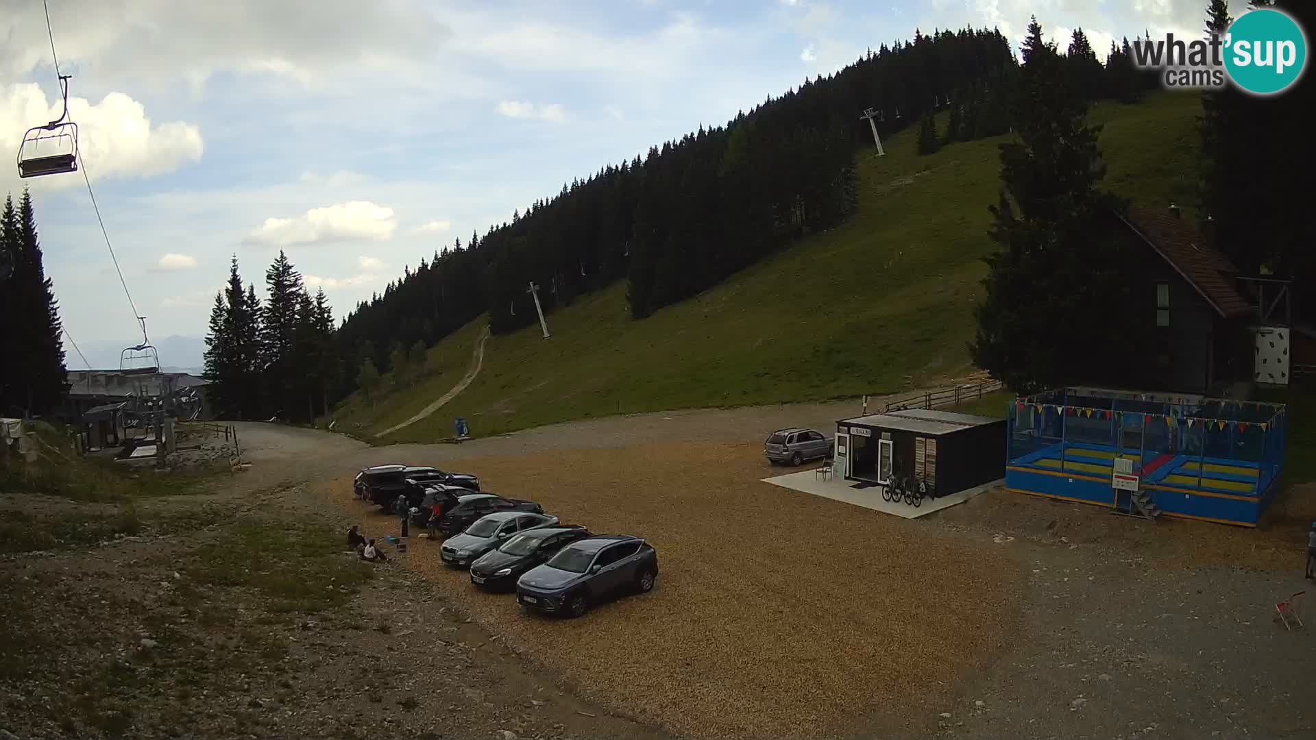 Cámara web en vivo de la estación de esquí GOLTE – vista a Medvedjak – Eslovenia