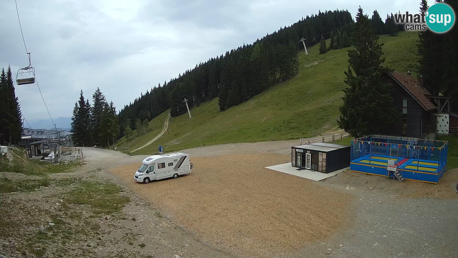 GOLTE skijalište web kamera – pogled na Medvedjak – Slovenija