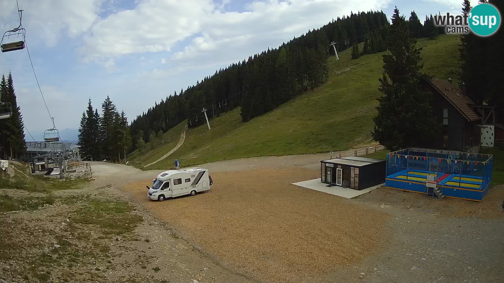 GOLTE Ski resort live webcam – view to Medvedjak – Slovenia