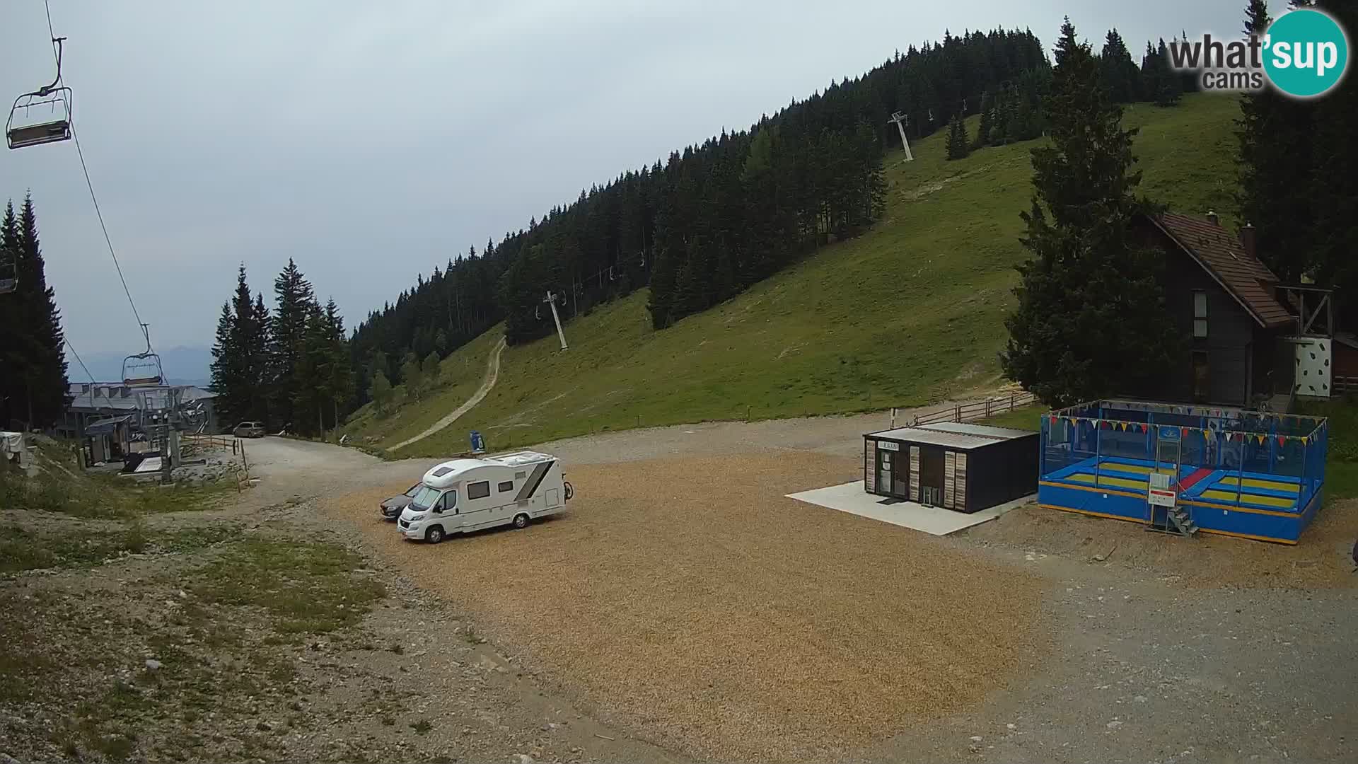 GOLTE Ski resort live webcam – view to Medvedjak – Slovenia