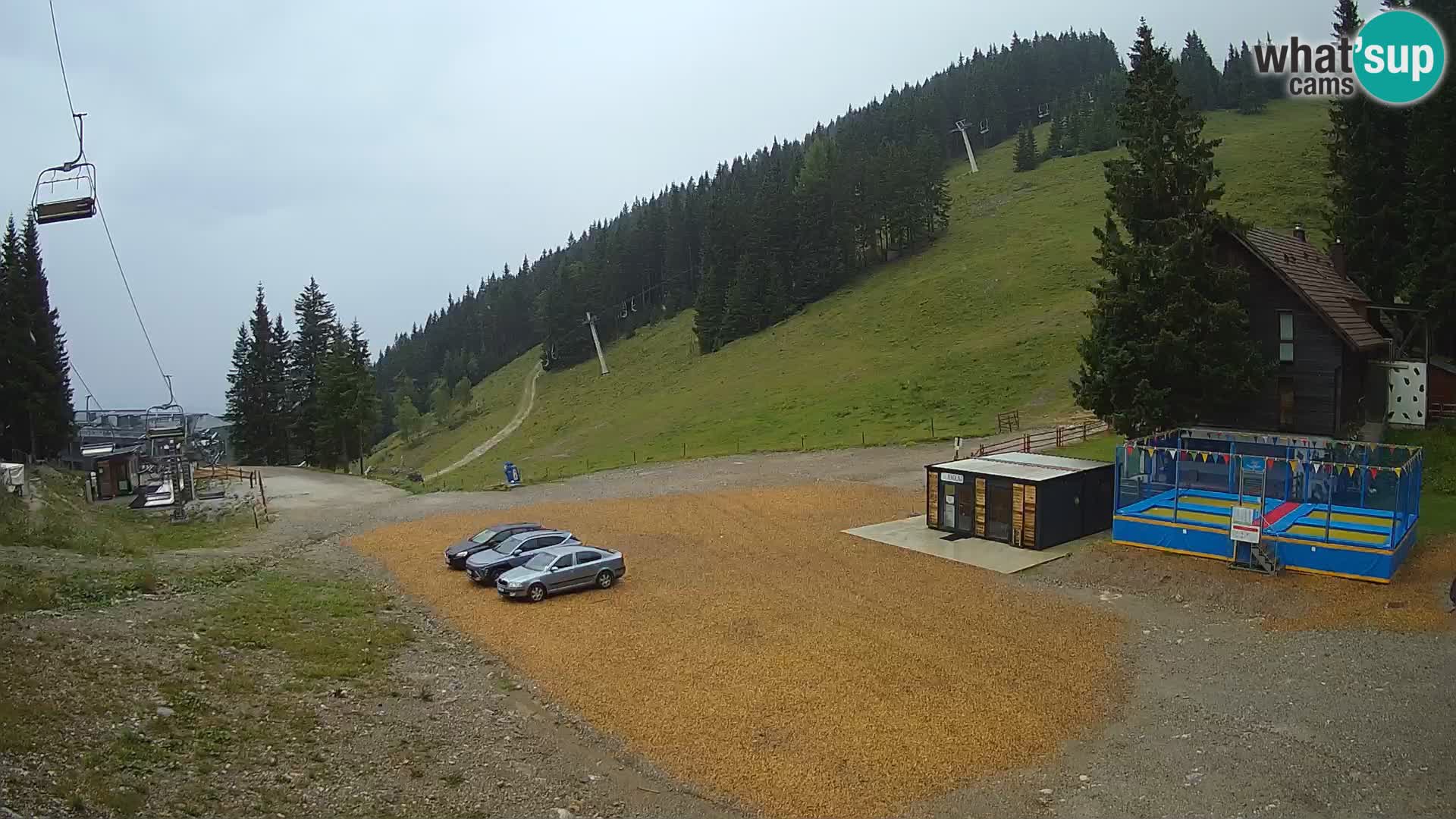 GOLTE Ski resort live webcam – view to Medvedjak – Slovenia