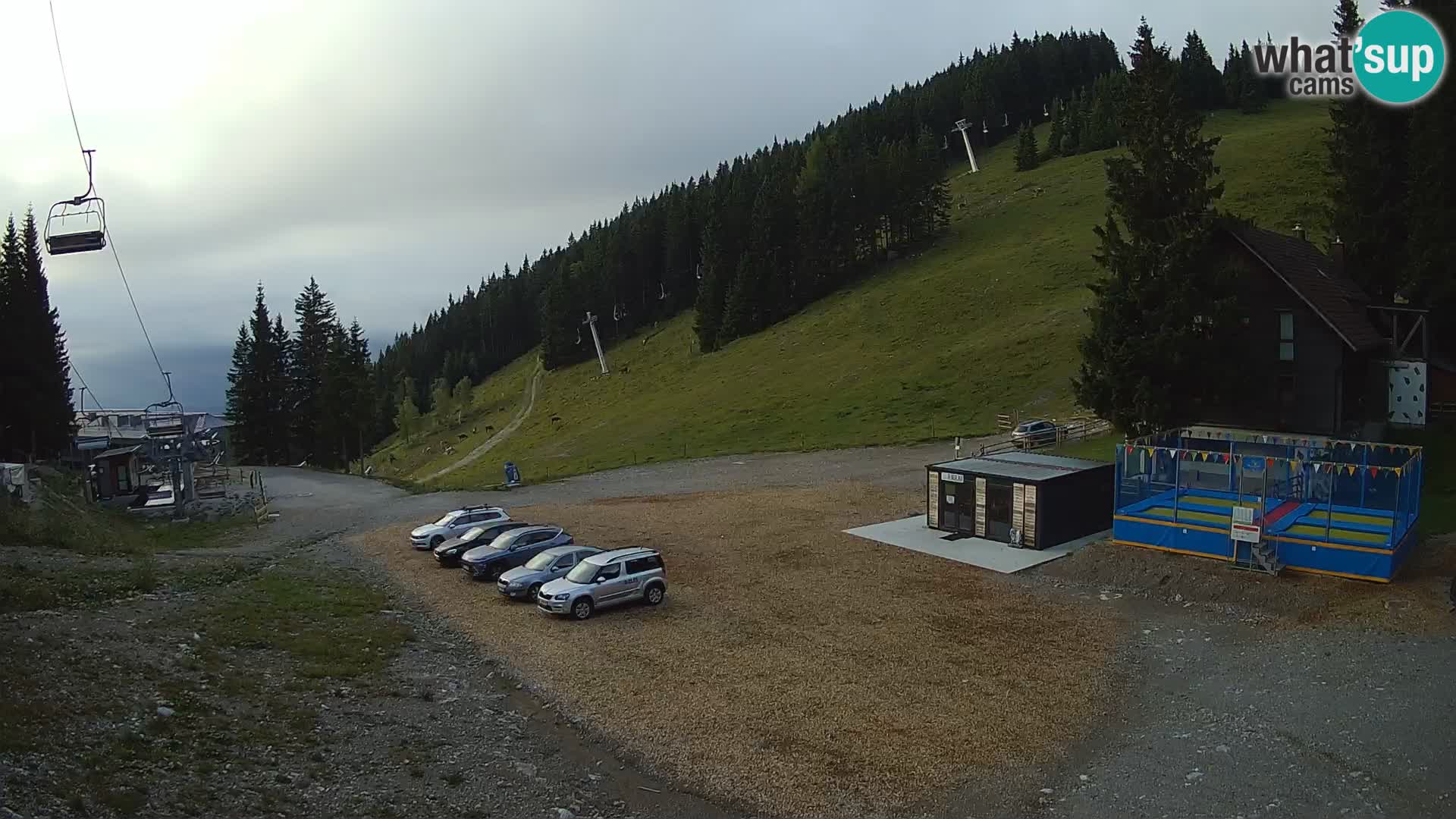 Webcam en direct de la station de ski de GOLTE – vue sur Medvedjak – Slovénie