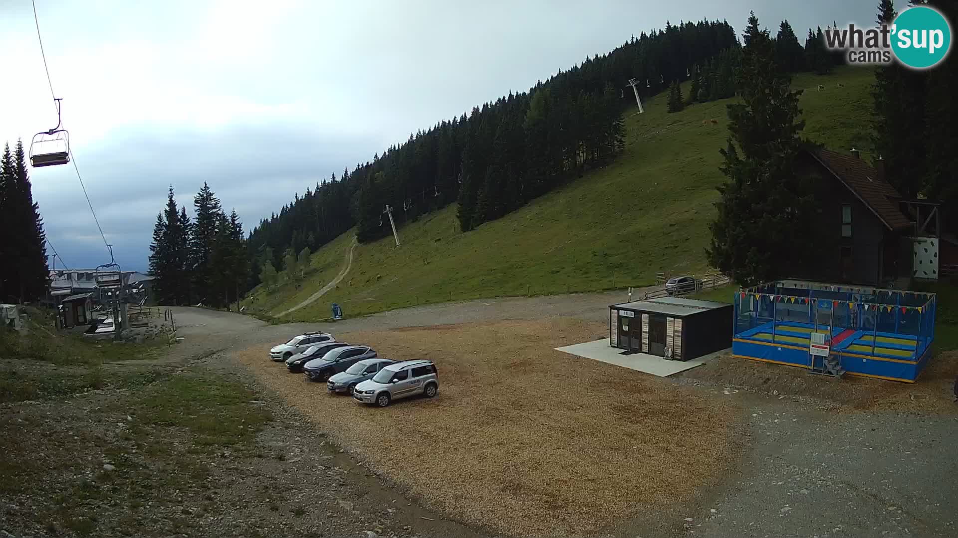 GOLTE skijalište web kamera – pogled na Medvedjak – Slovenija