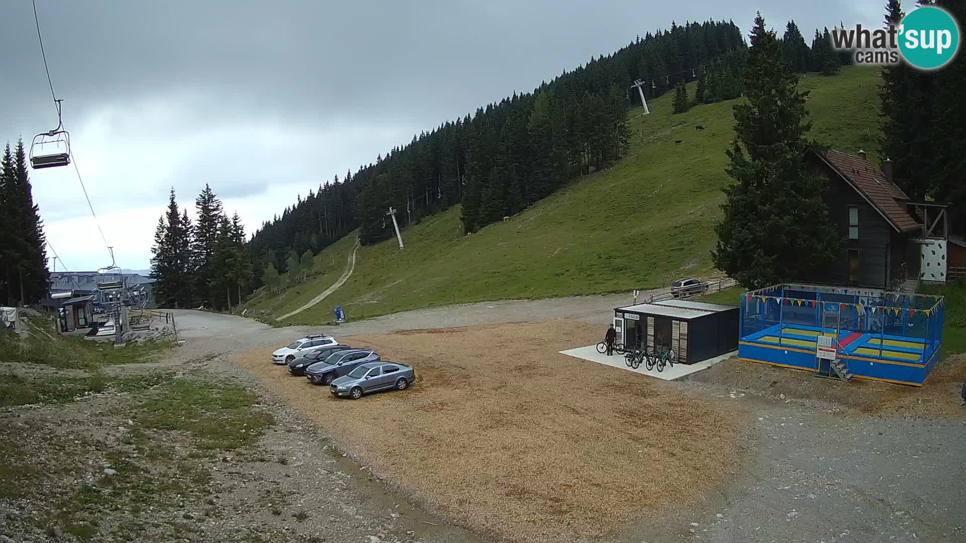 GOLTE skijalište web kamera – pogled na Medvedjak – Slovenija