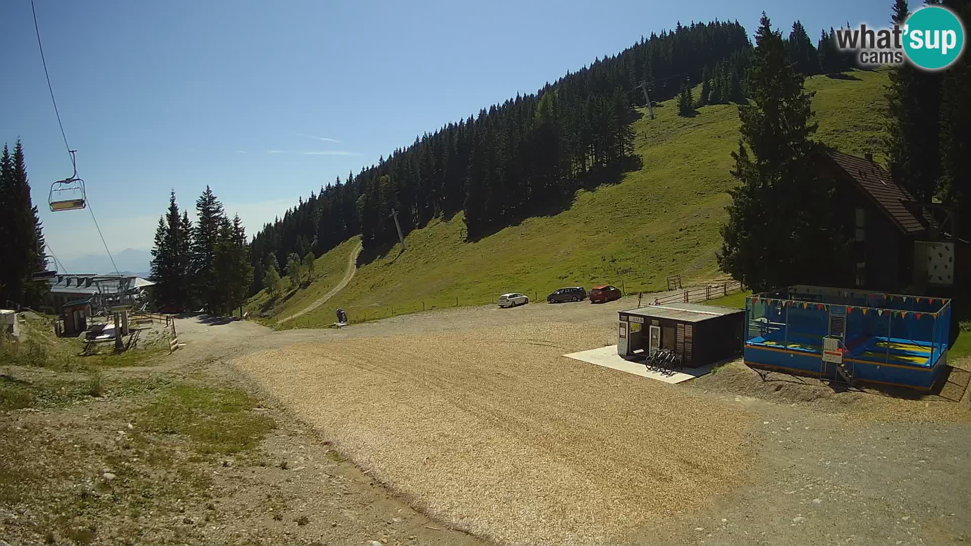 Cámara web en vivo de la estación de esquí GOLTE – vista a Medvedjak – Eslovenia