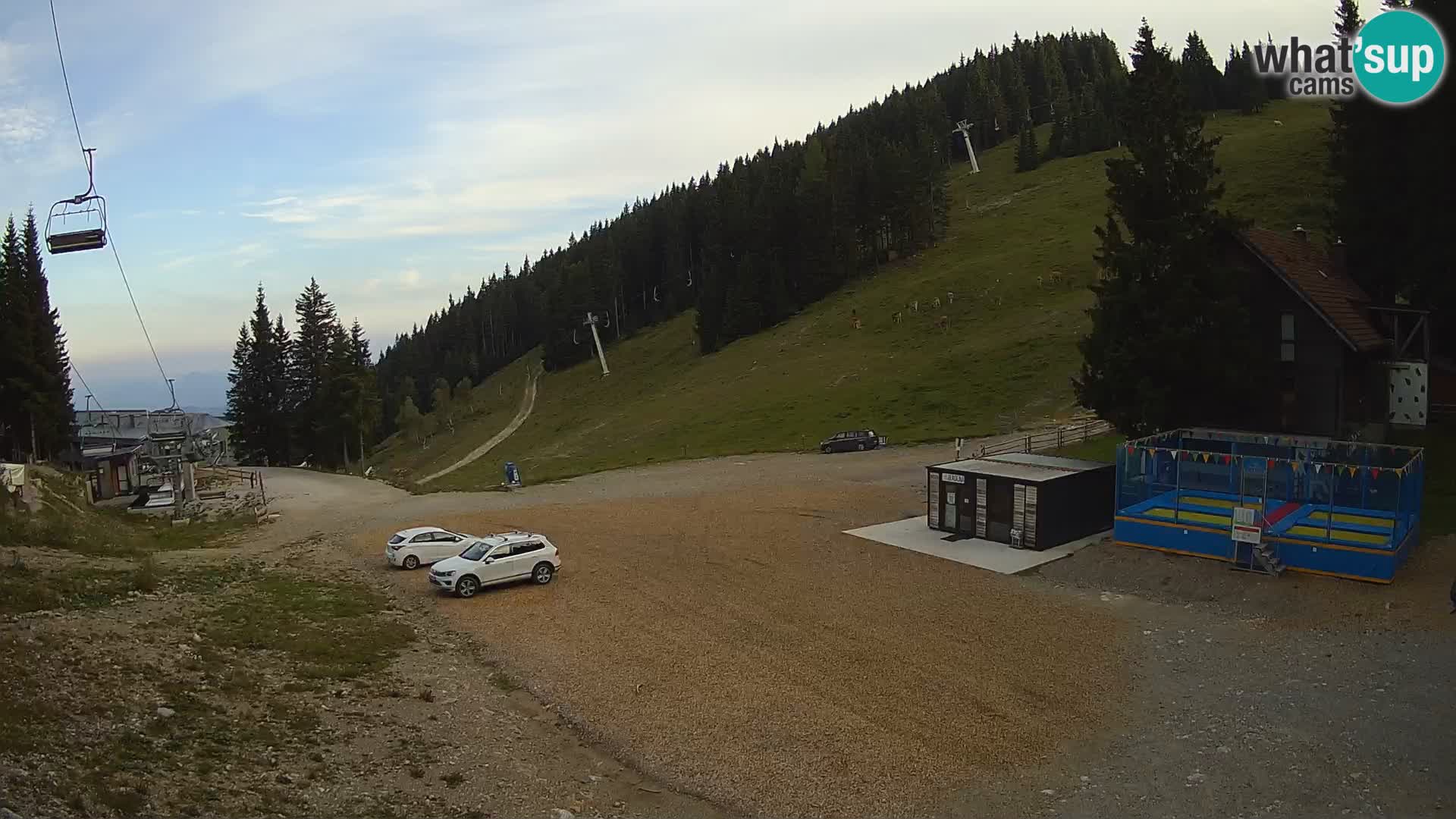 Cámara web en vivo de la estación de esquí GOLTE – vista a Medvedjak – Eslovenia