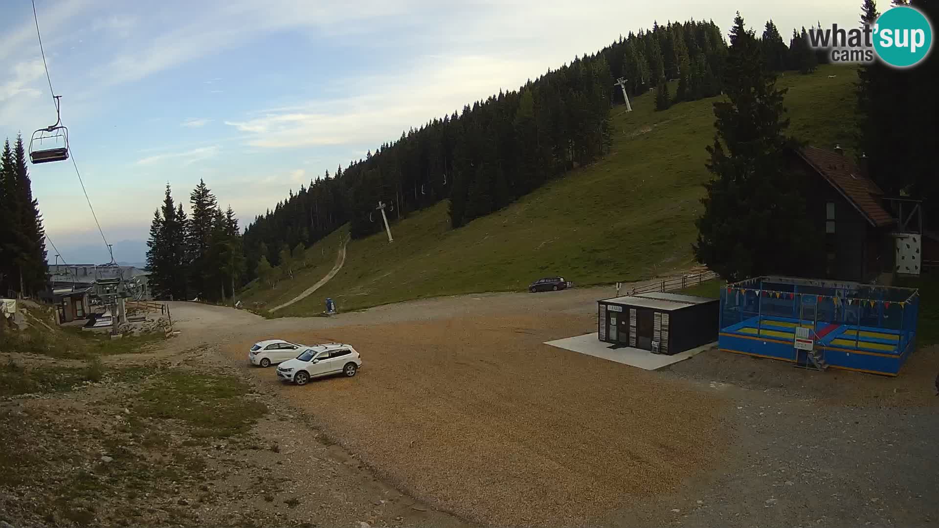 Cámara web en vivo de la estación de esquí GOLTE – vista a Medvedjak – Eslovenia