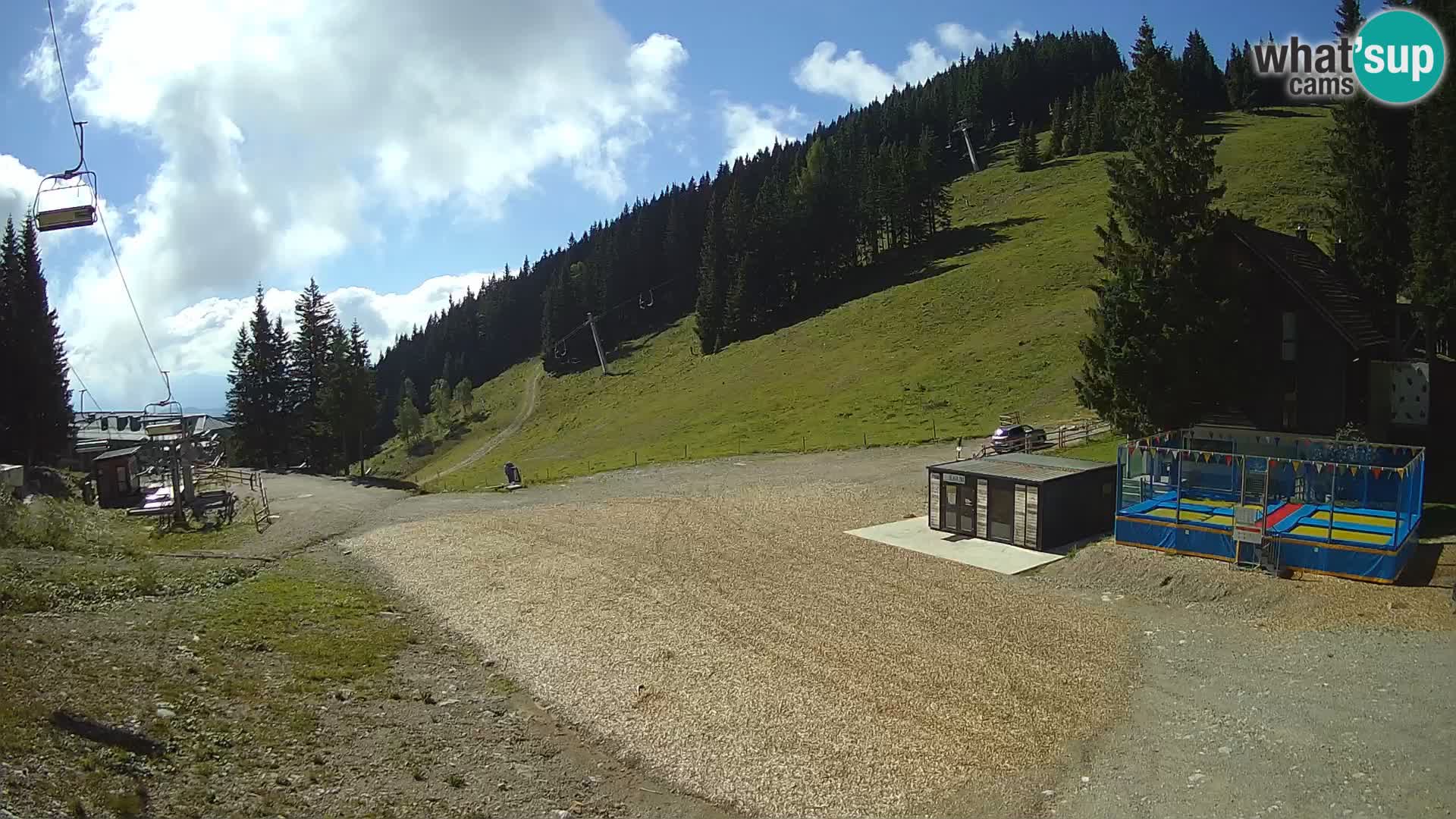 GOLTE skijalište web kamera – pogled na Medvedjak – Slovenija