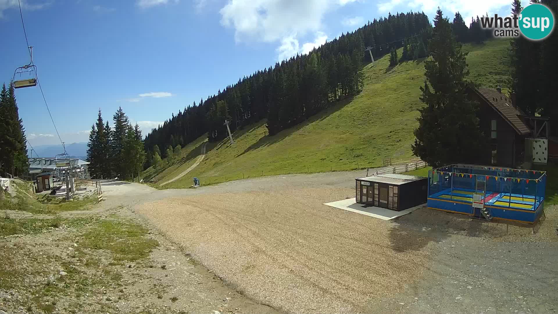Cámara web en vivo de la estación de esquí GOLTE – vista a Medvedjak – Eslovenia