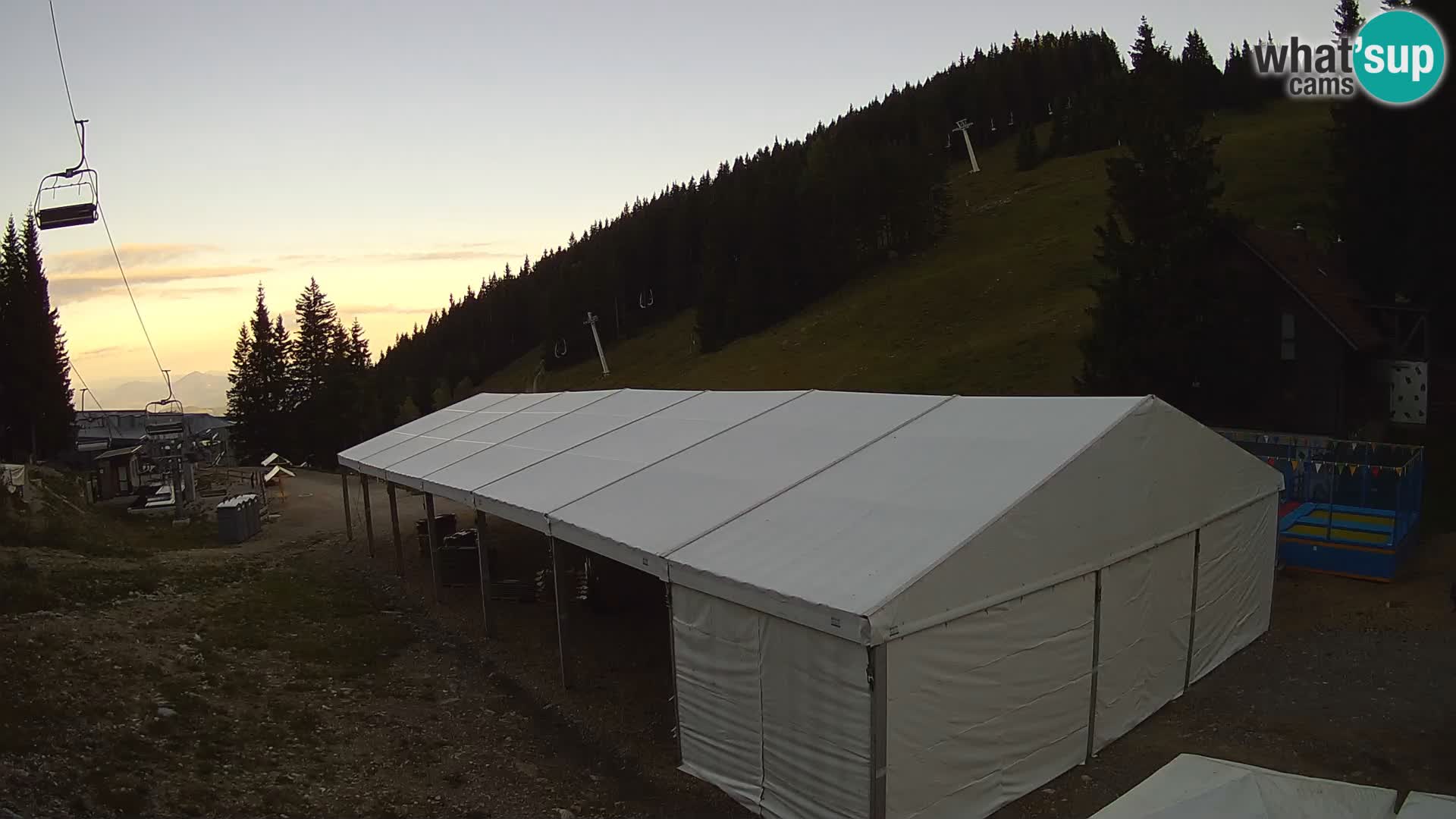 GOLTE Ski resort live webcam – view to Medvedjak – Slovenia