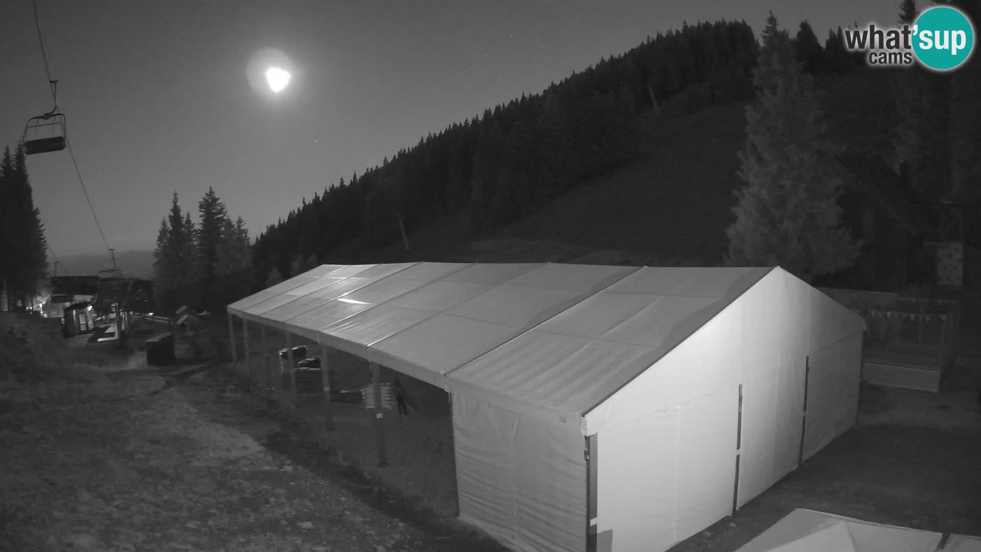 GOLTE skijalište web kamera – pogled na Medvedjak – Slovenija