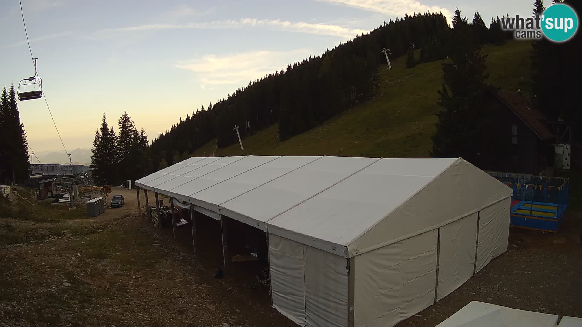 GOLTE Ski resort live webcam – view to Medvedjak – Slovenia