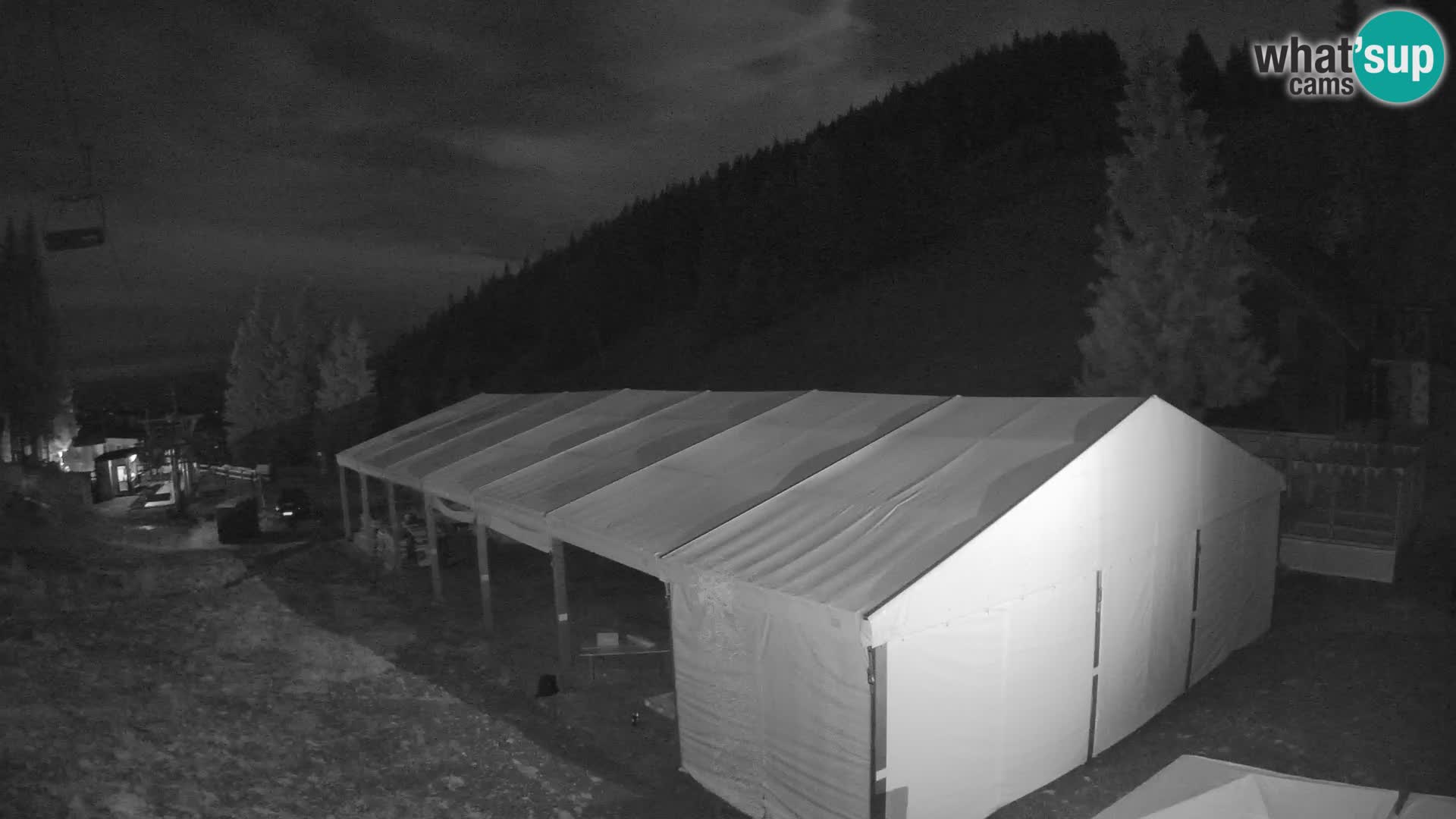 GOLTE Ski resort live webcam – view to Medvedjak – Slovenia