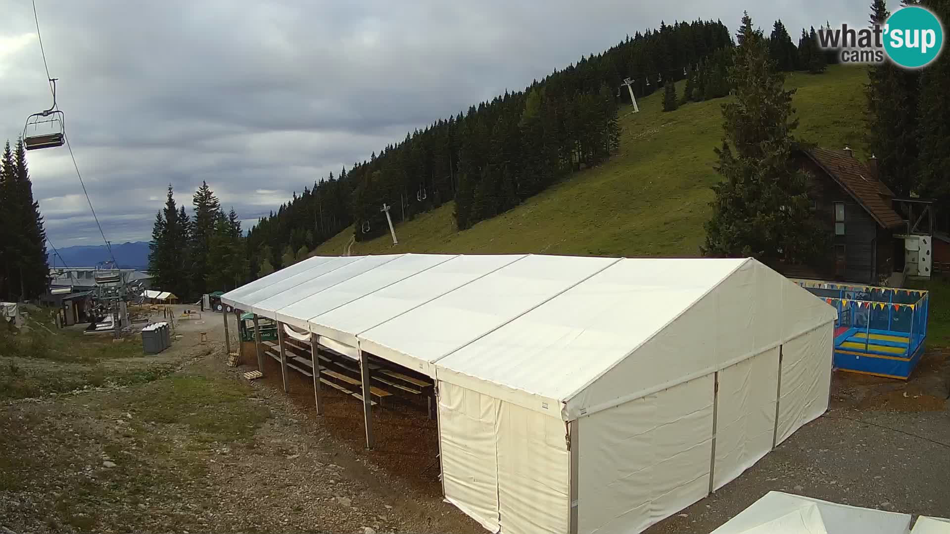 GOLTE Ski resort live webcam – view to Medvedjak – Slovenia