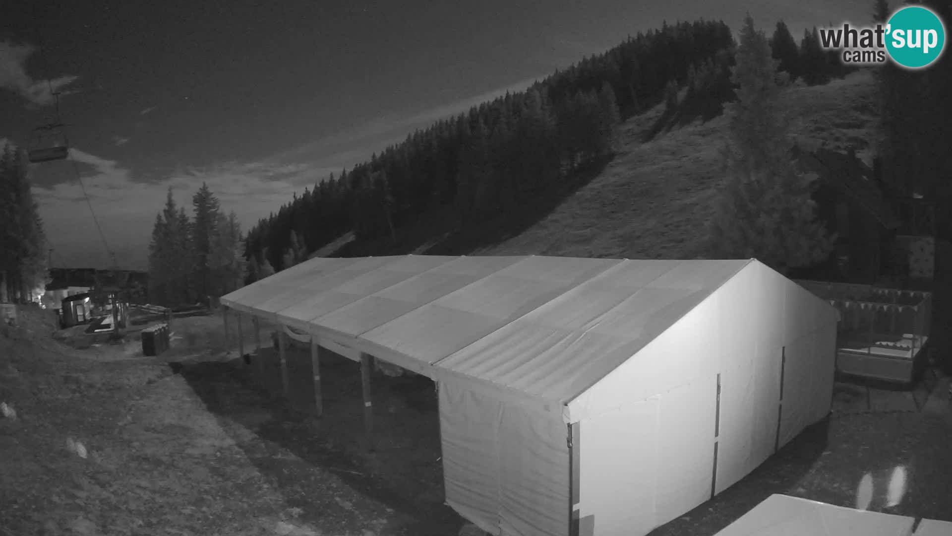 GOLTE Ski resort live webcam – view to Medvedjak – Slovenia