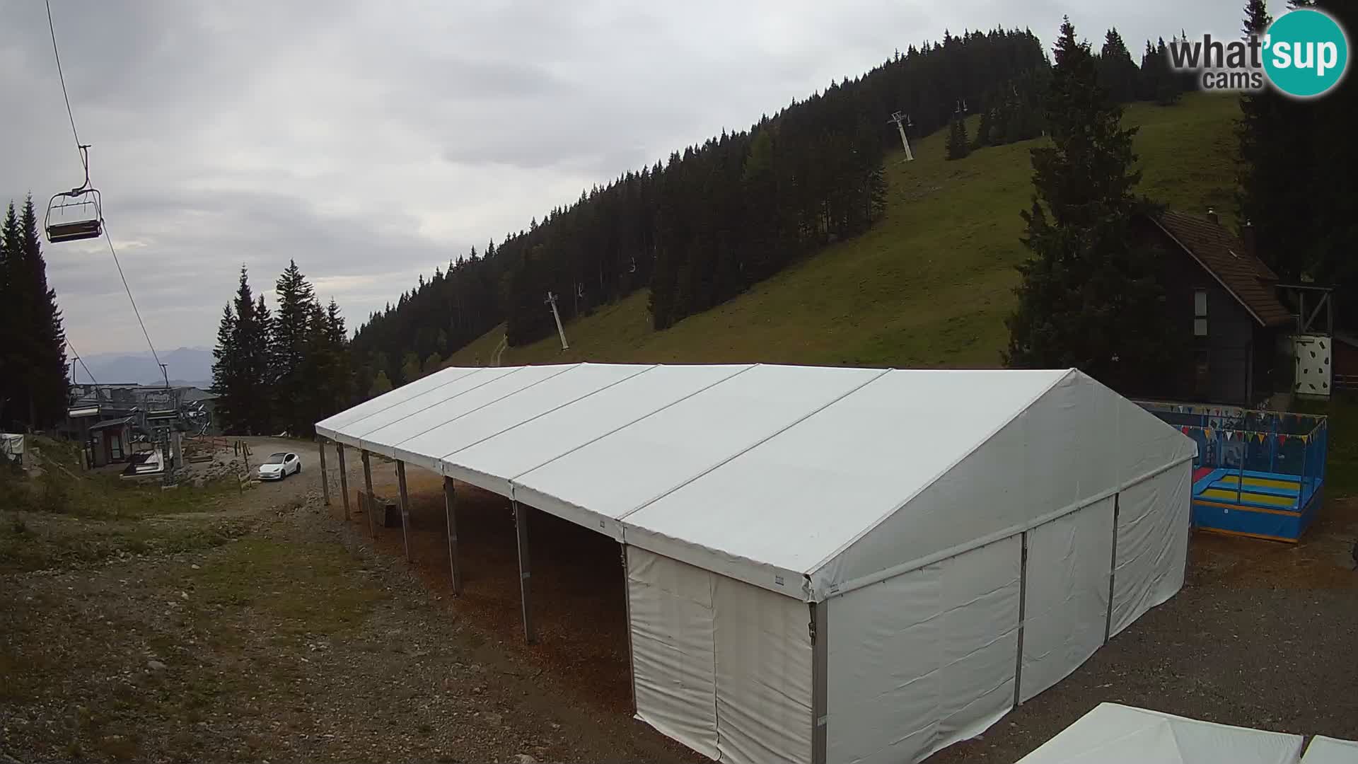 Webcam en direct de la station de ski de GOLTE – vue sur Medvedjak – Slovénie