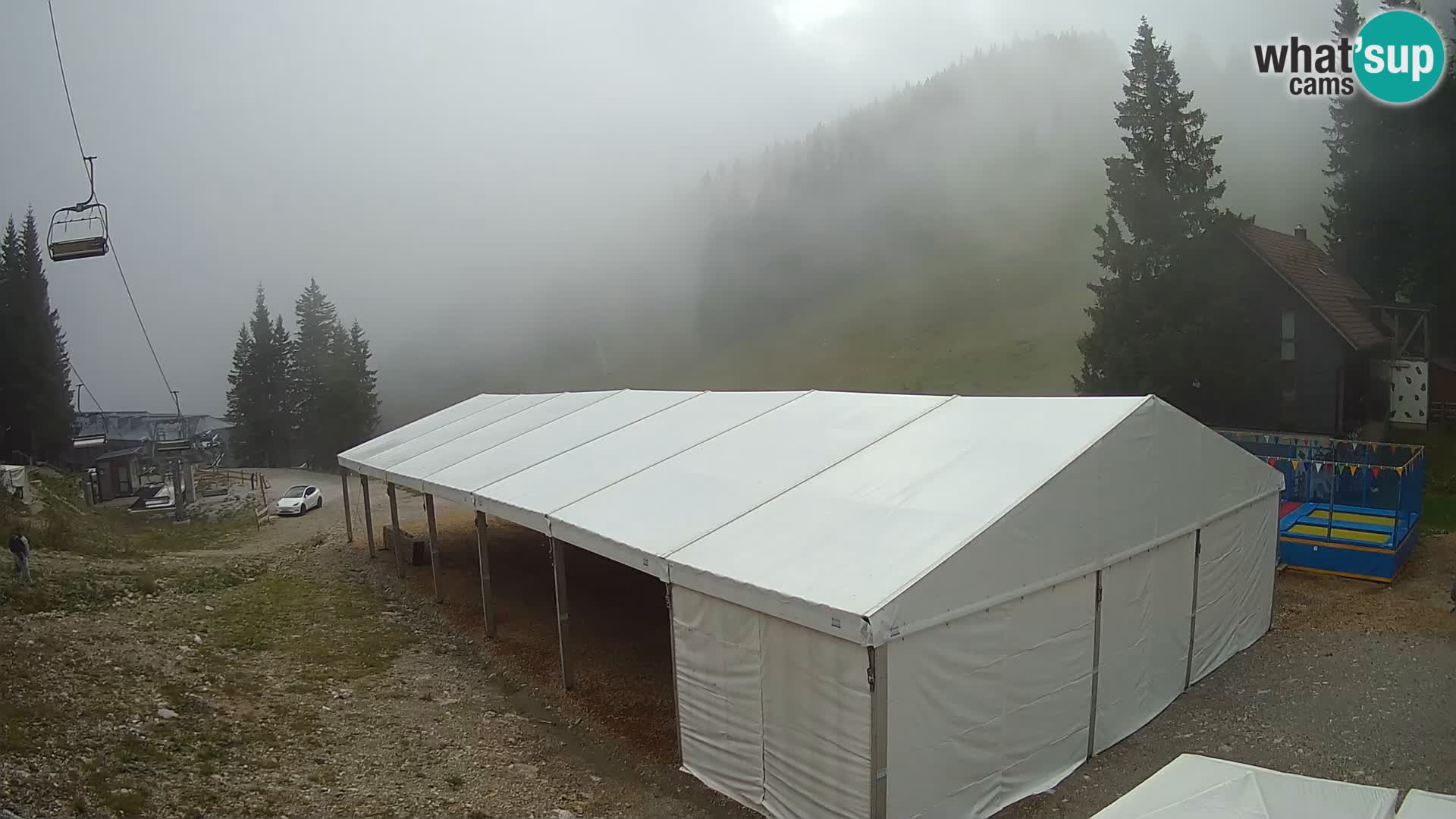 Webcam en direct de la station de ski de GOLTE – vue sur Medvedjak – Slovénie