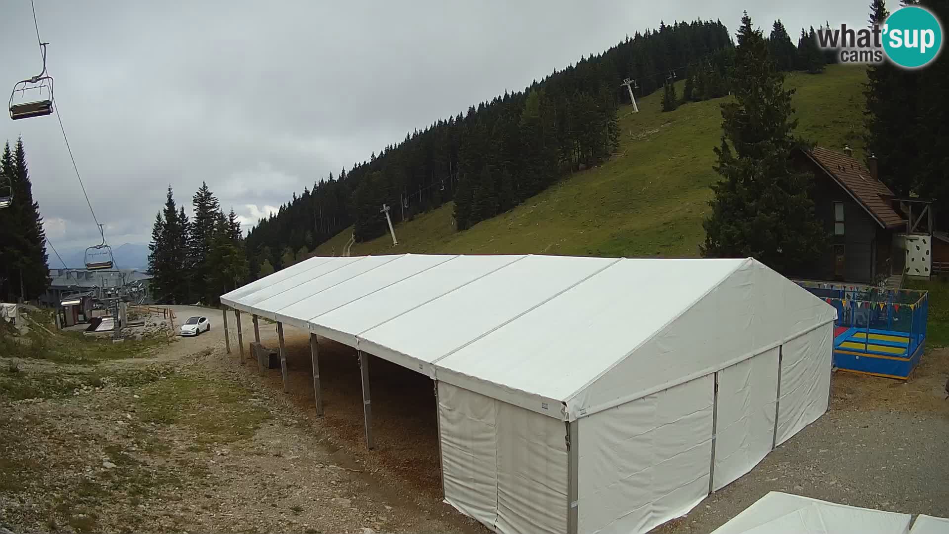 Webcam en direct de la station de ski de GOLTE – vue sur Medvedjak – Slovénie