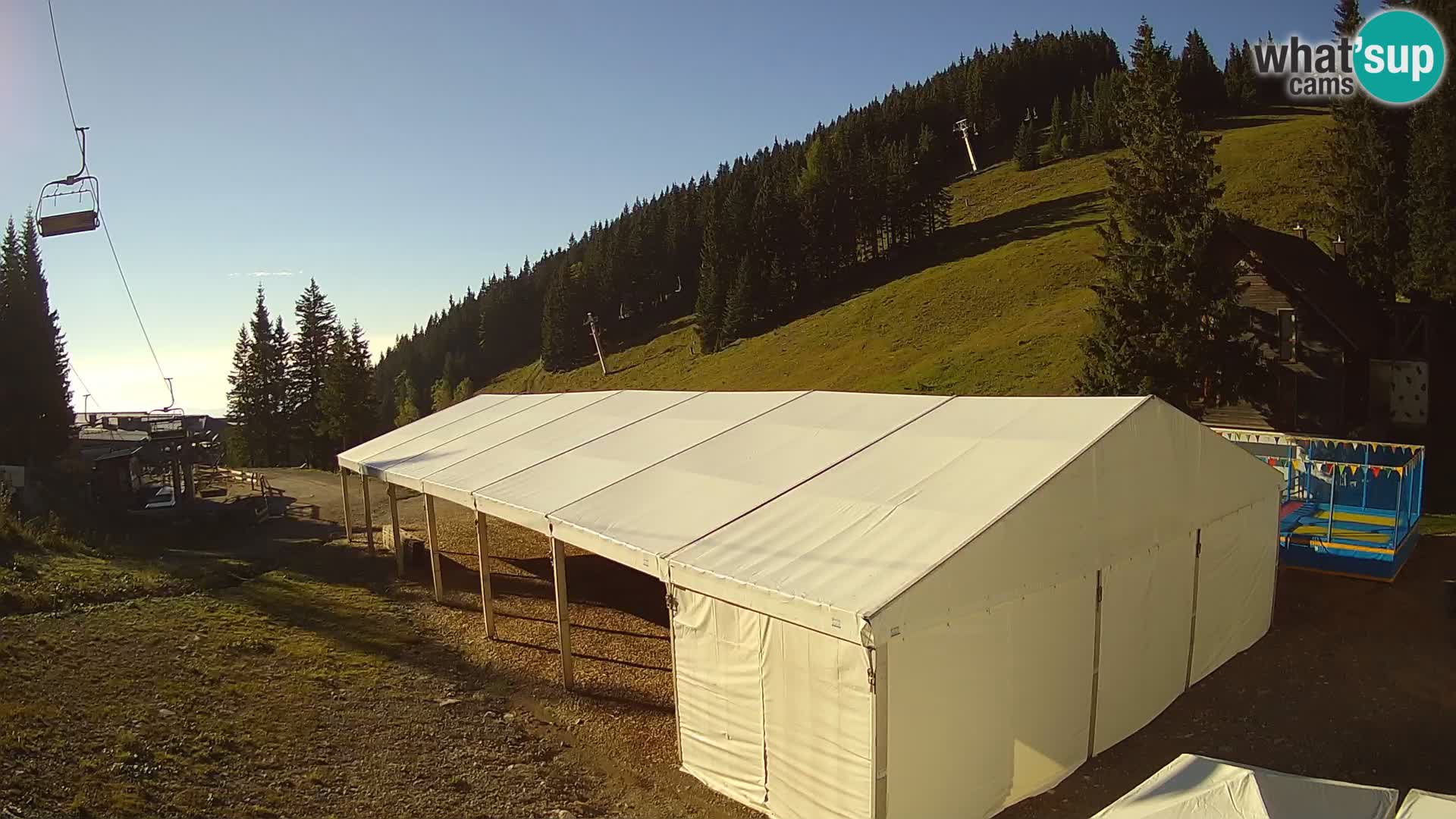 Webcam en direct de la station de ski de GOLTE – vue sur Medvedjak – Slovénie