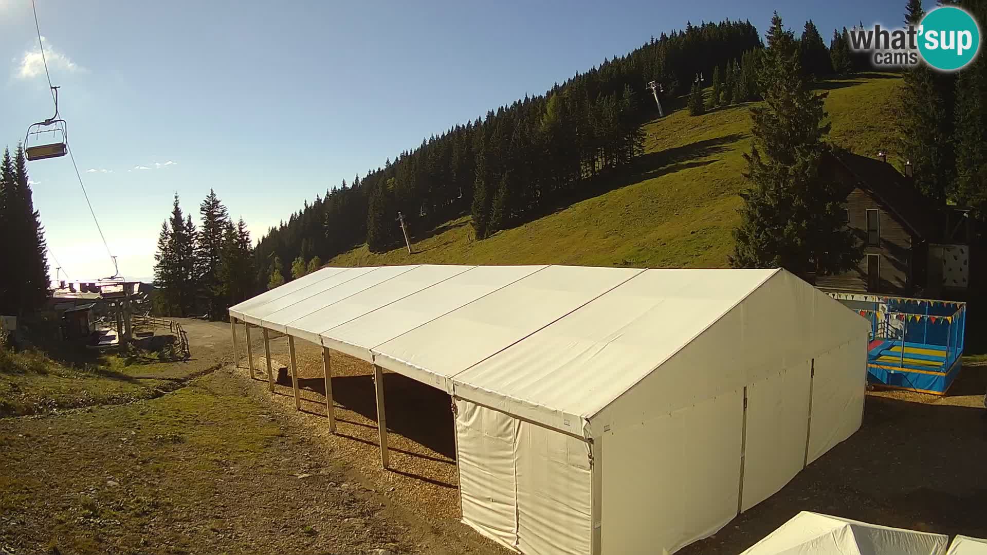 Webcam en direct de la station de ski de GOLTE – vue sur Medvedjak – Slovénie