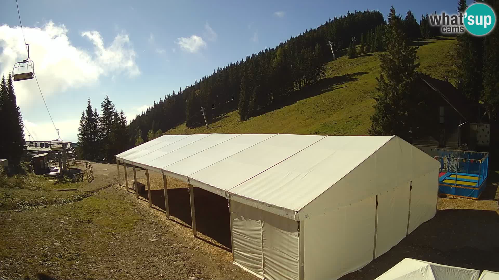 GOLTE Ski resort live webcam – view to Medvedjak – Slovenia