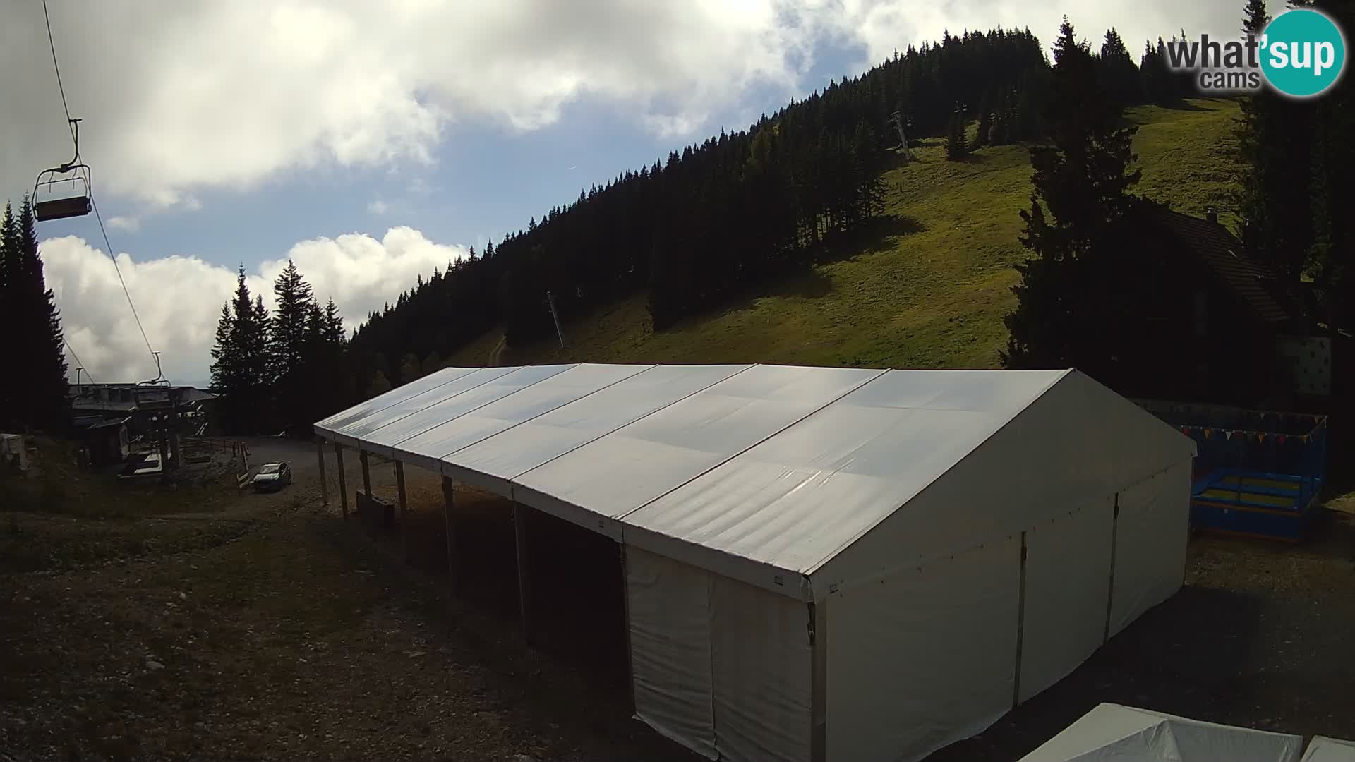 GOLTE Ski resort live webcam – view to Medvedjak – Slovenia