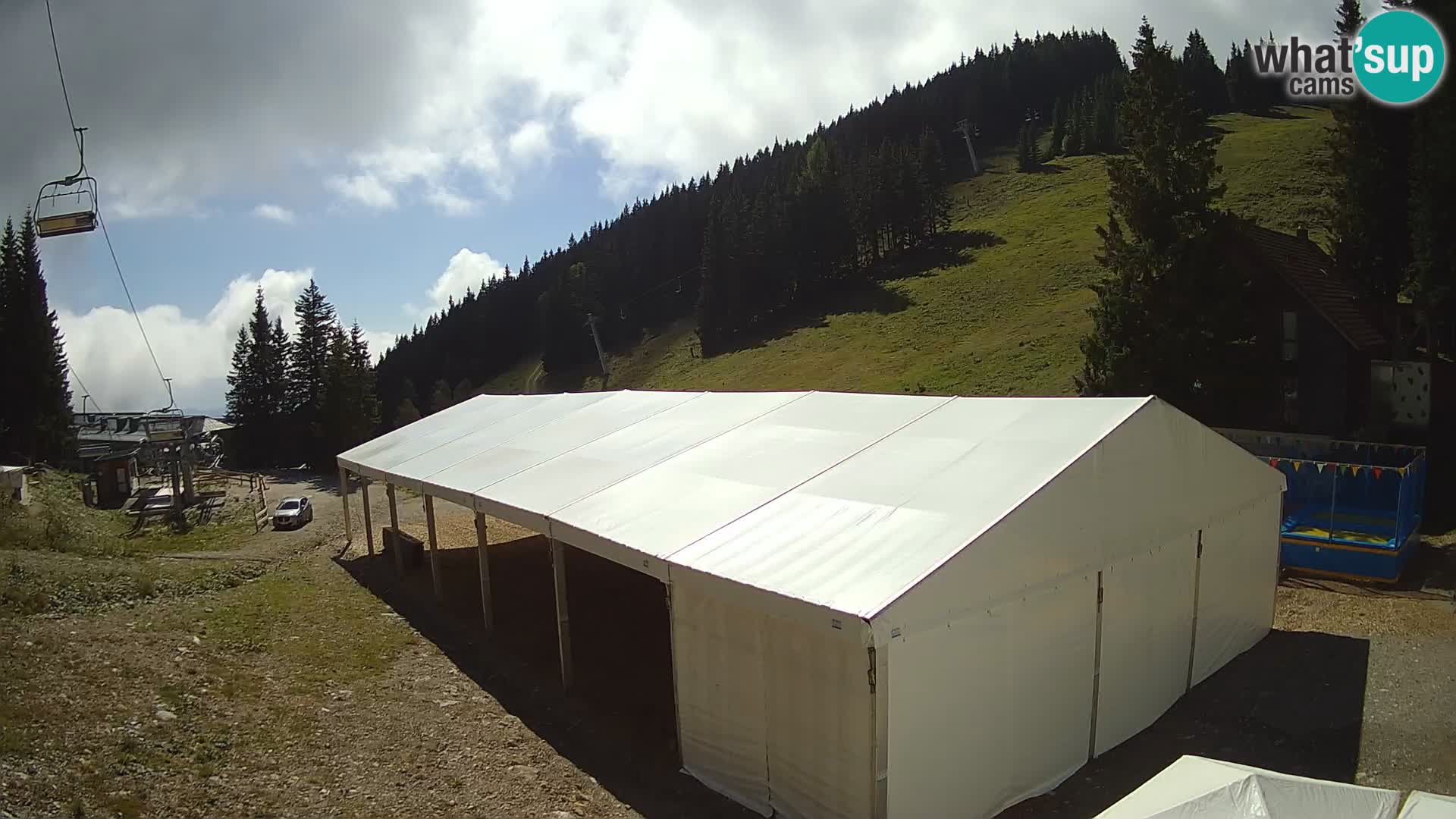 Webcam en direct de la station de ski de GOLTE – vue sur Medvedjak – Slovénie