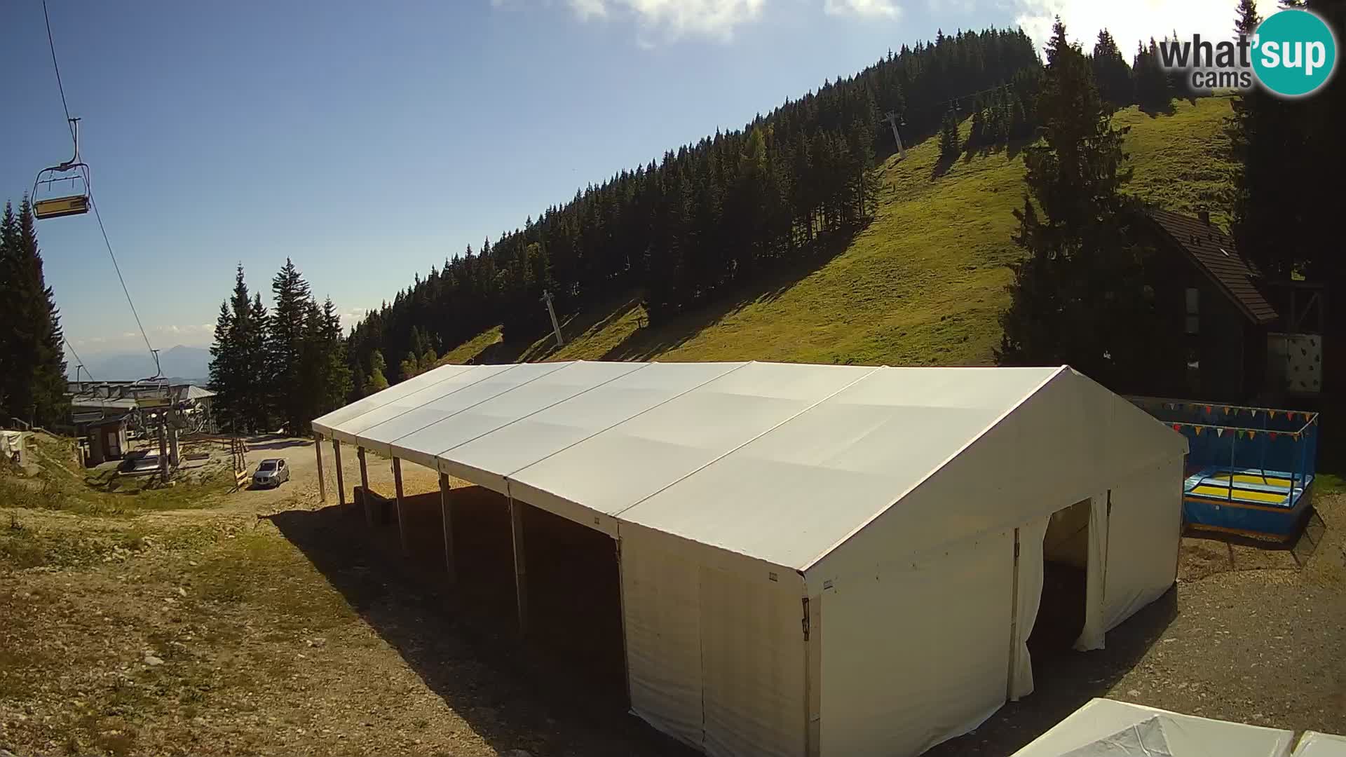 GOLTE Ski resort live webcam – view to Medvedjak – Slovenia
