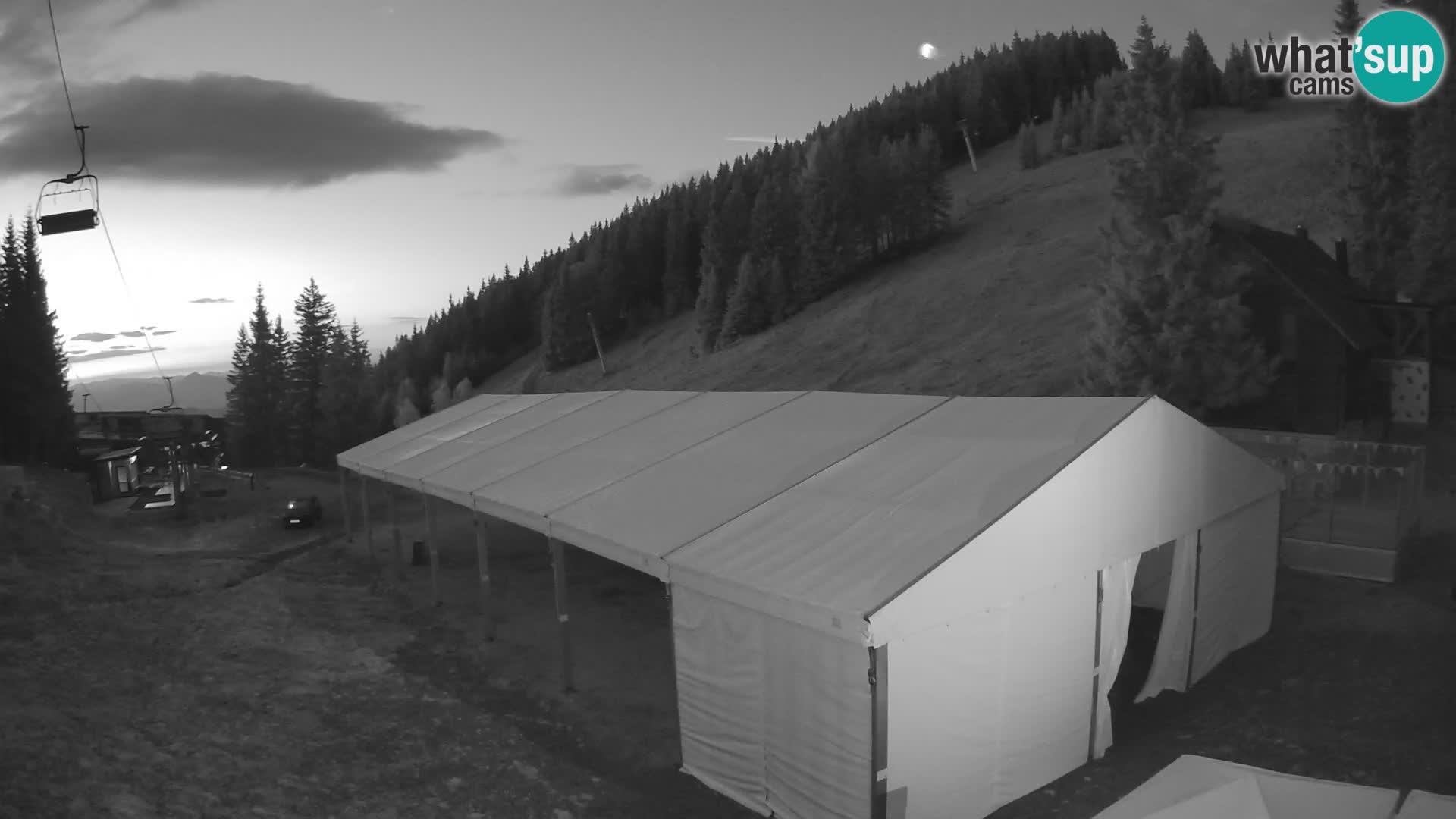 GOLTE Ski resort live webcam – view to Medvedjak – Slovenia