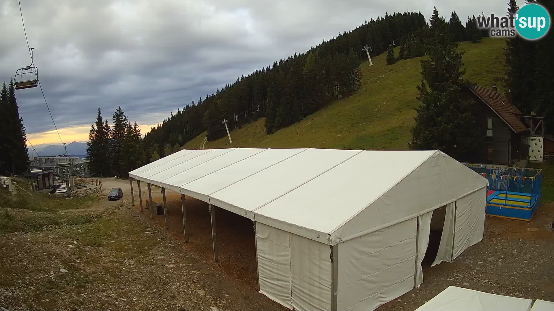 Webcam en direct de la station de ski de GOLTE – vue sur Medvedjak – Slovénie