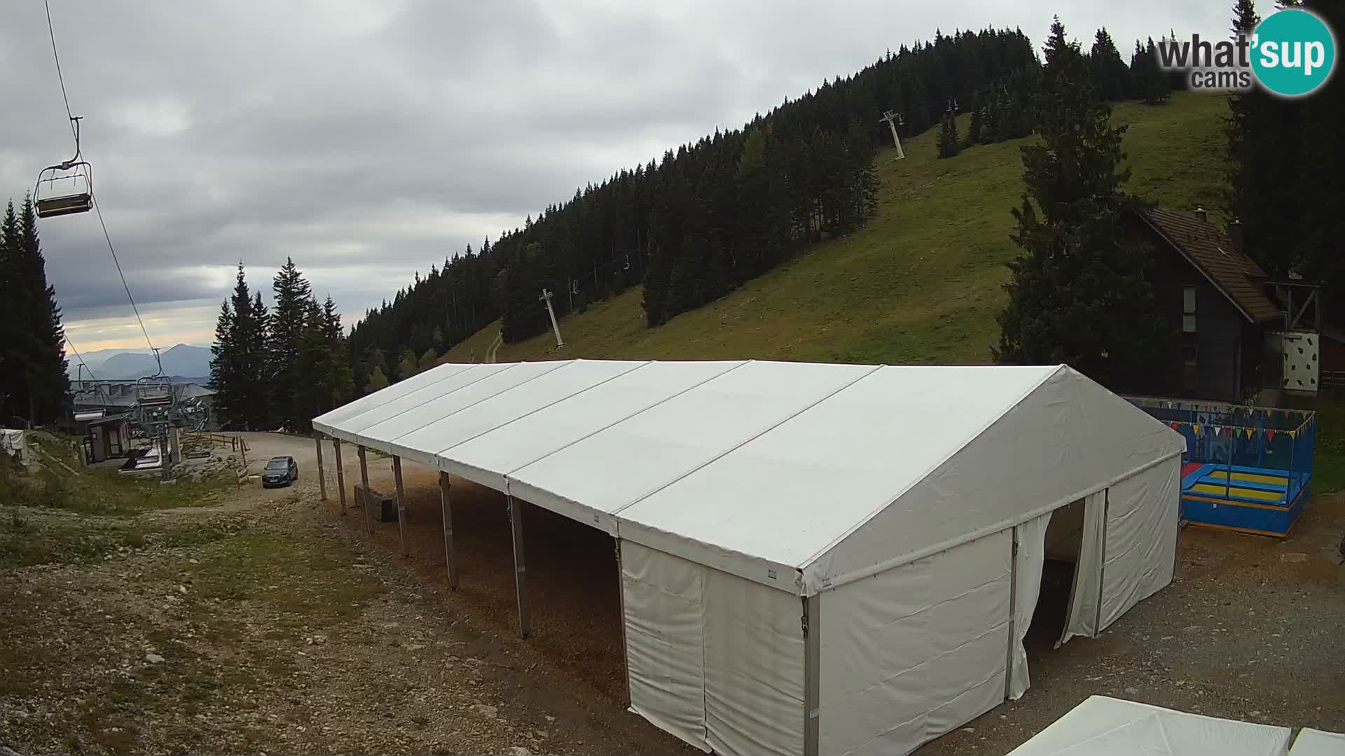 GOLTE Ski resort live webcam – view to Medvedjak – Slovenia