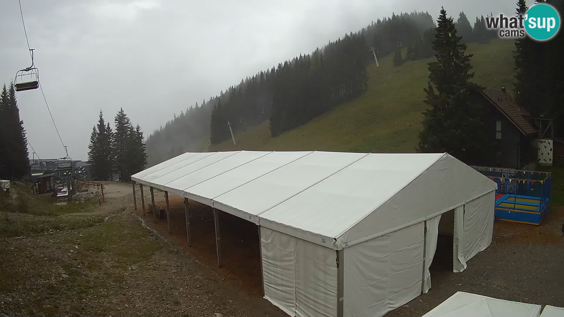 Webcam en direct de la station de ski de GOLTE – vue sur Medvedjak – Slovénie