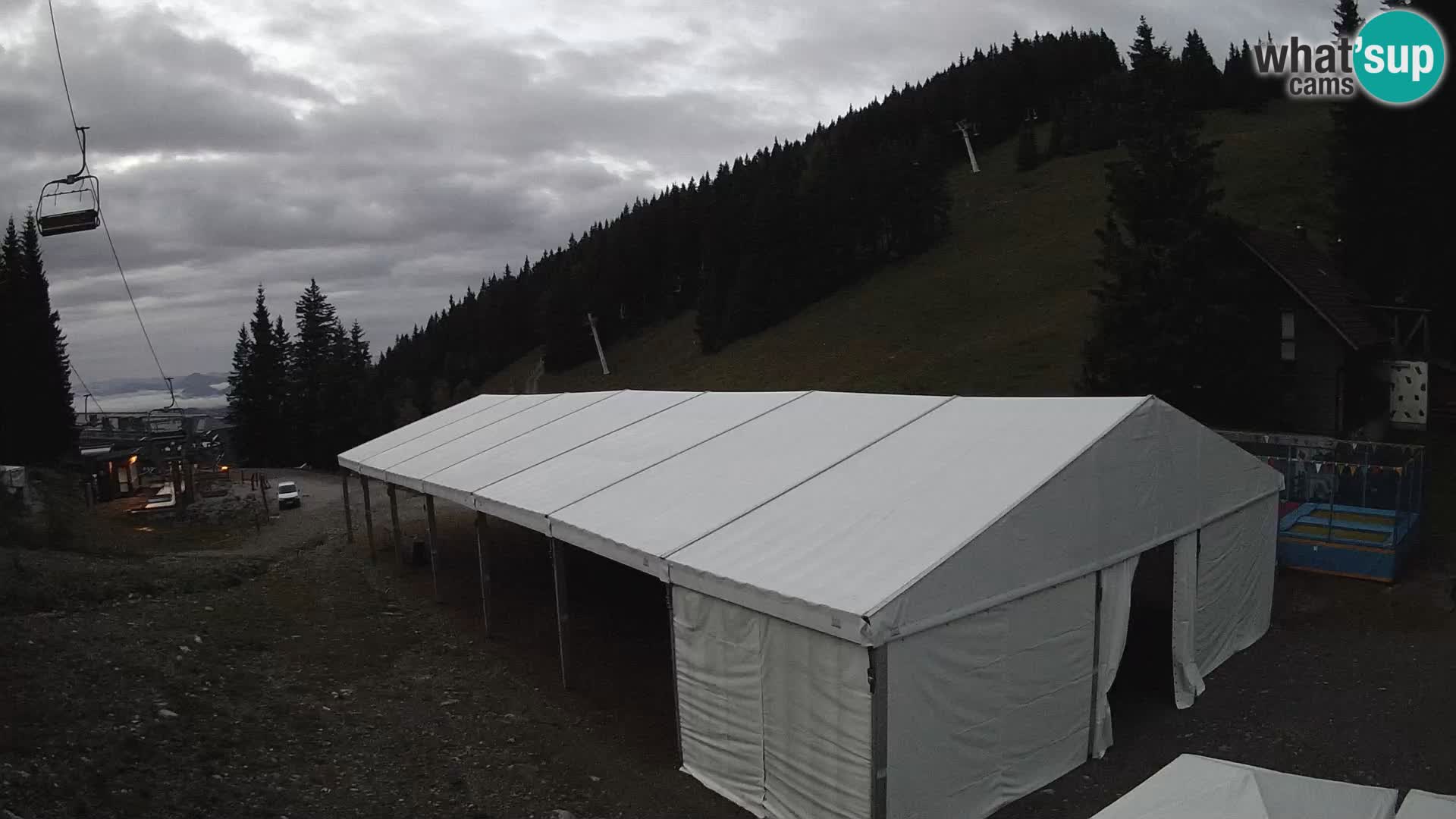 Webcam en direct de la station de ski de GOLTE – vue sur Medvedjak – Slovénie