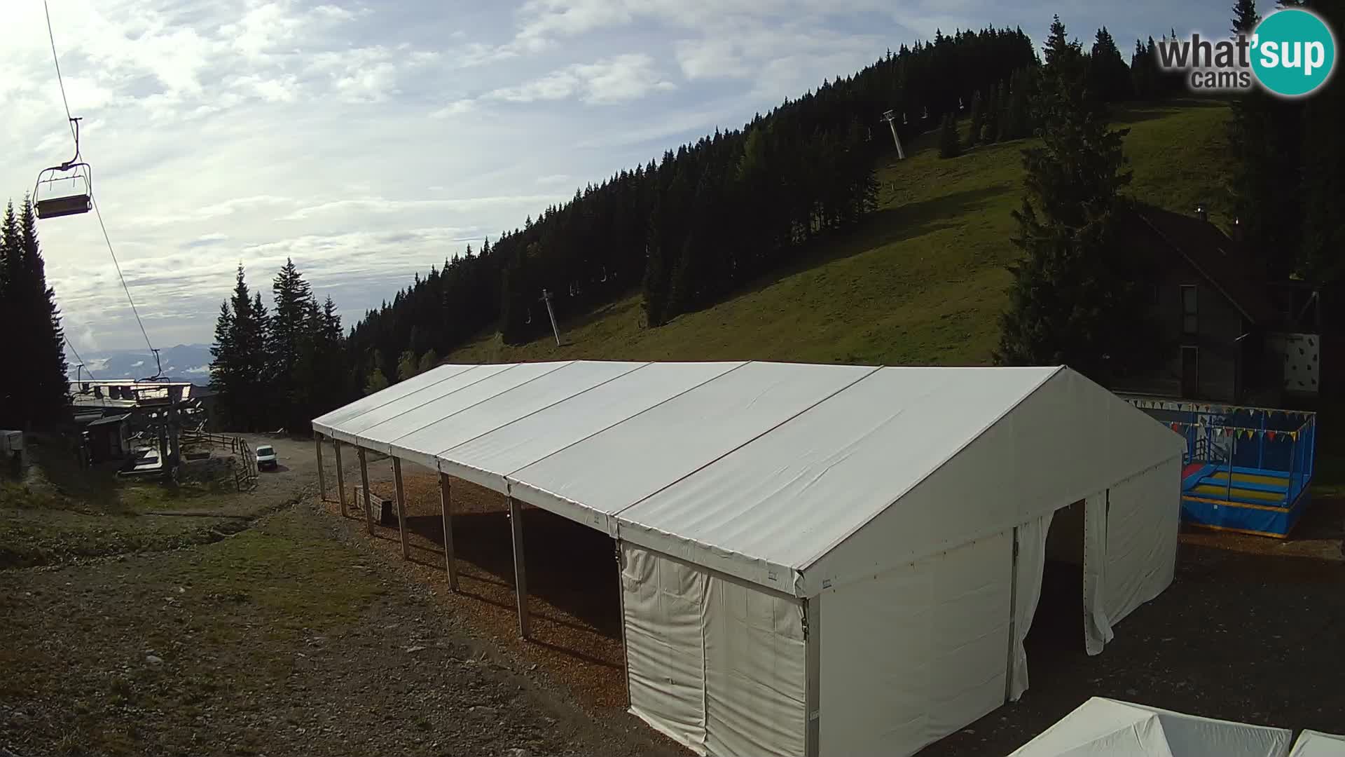 GOLTE skijalište web kamera – pogled na Medvedjak – Slovenija