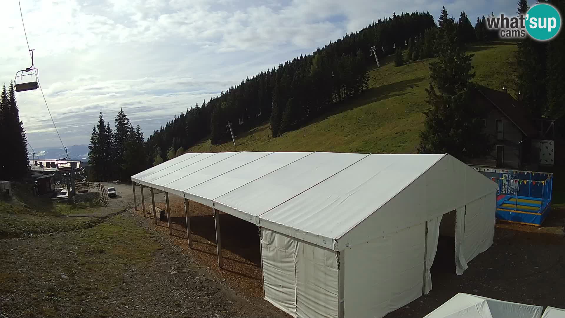GOLTE Ski resort live webcam – view to Medvedjak – Slovenia