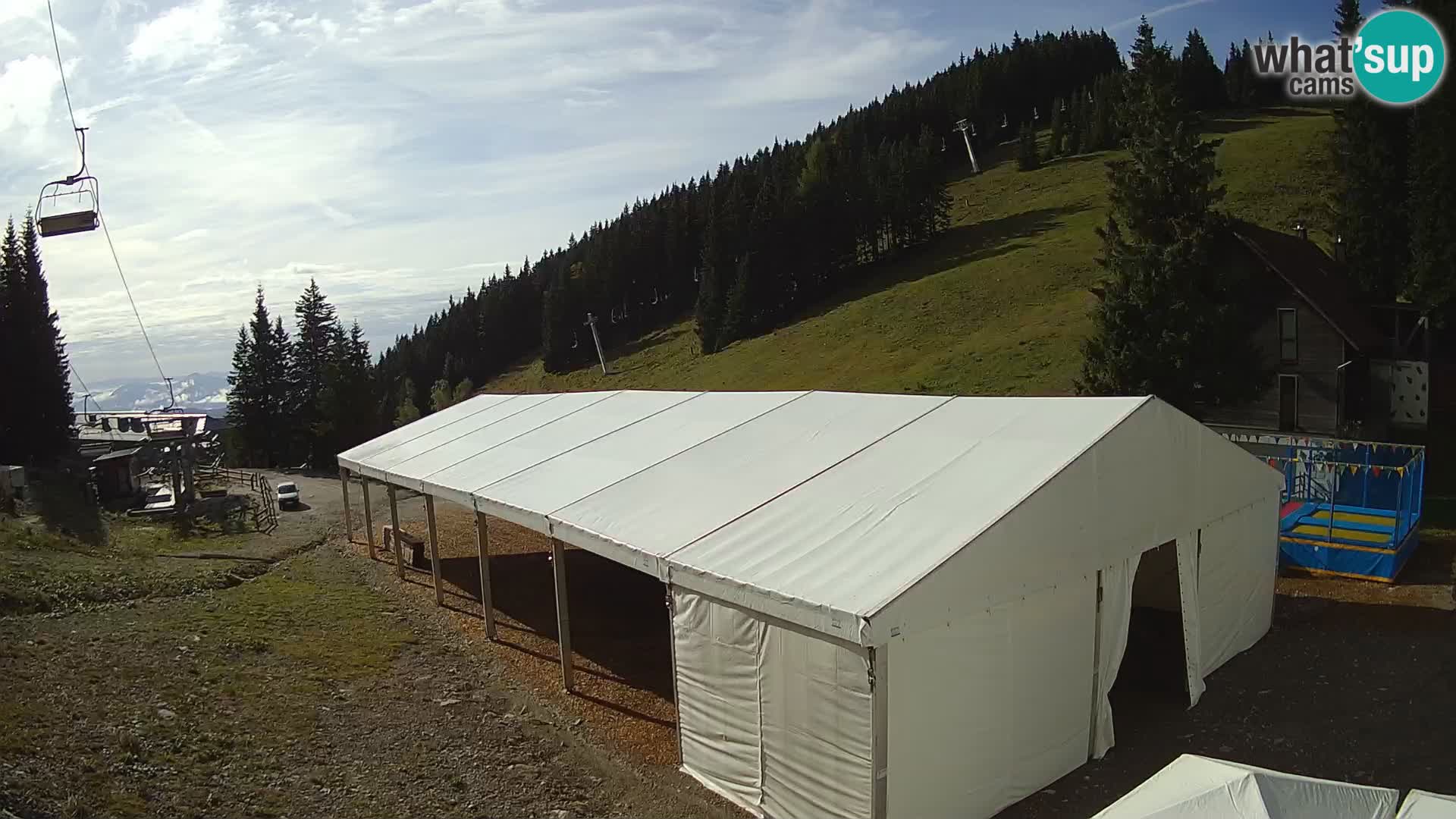 Webcam en direct de la station de ski de GOLTE – vue sur Medvedjak – Slovénie