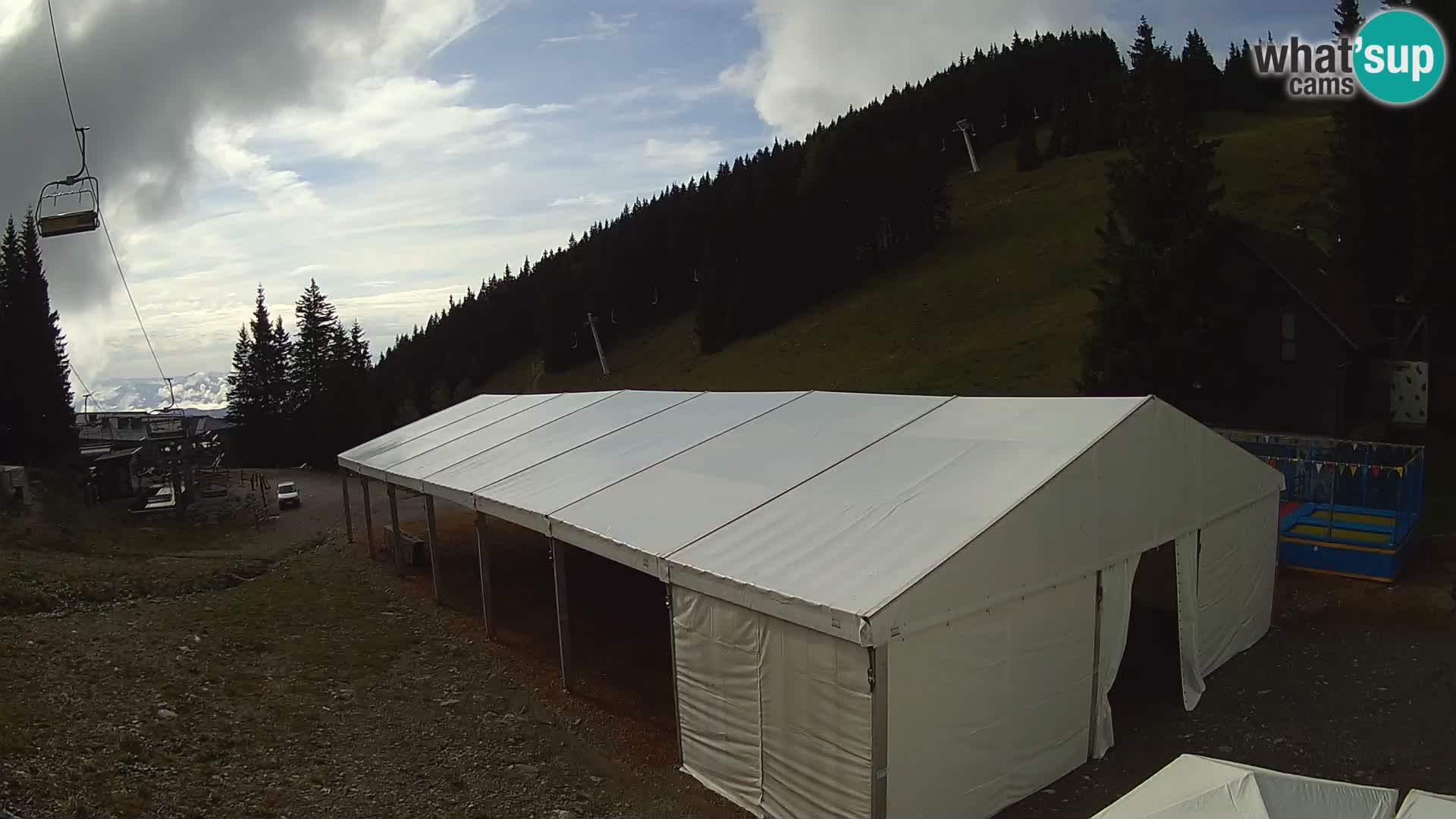 GOLTE Skigebiet webcam – Schöne Aussicht auf Medvedjak – Slowenien