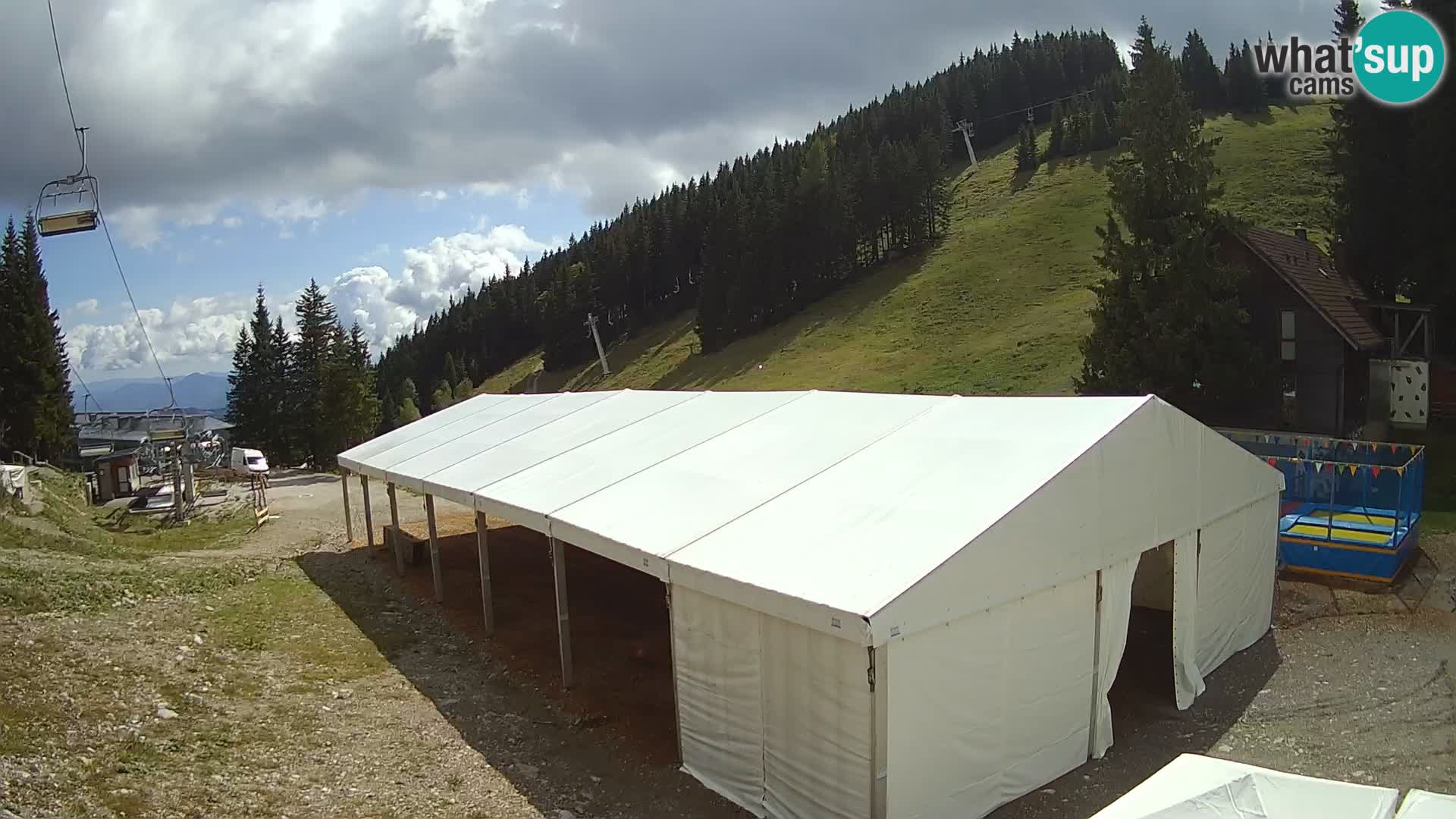 Webcam en direct de la station de ski de GOLTE – vue sur Medvedjak – Slovénie