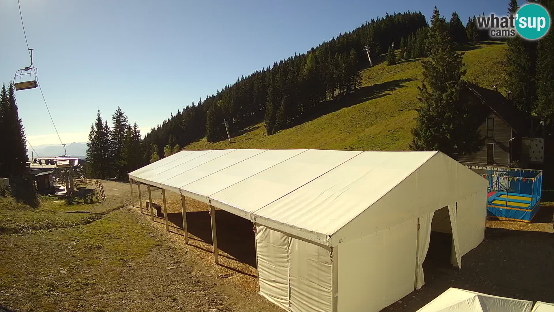 GOLTE Ski resort live webcam – view to Medvedjak – Slovenia