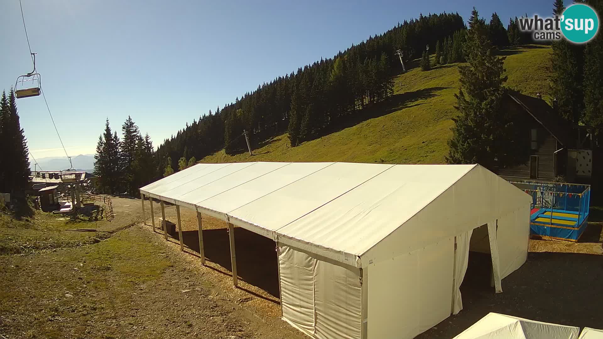 GOLTE Ski resort live webcam – view to Medvedjak – Slovenia
