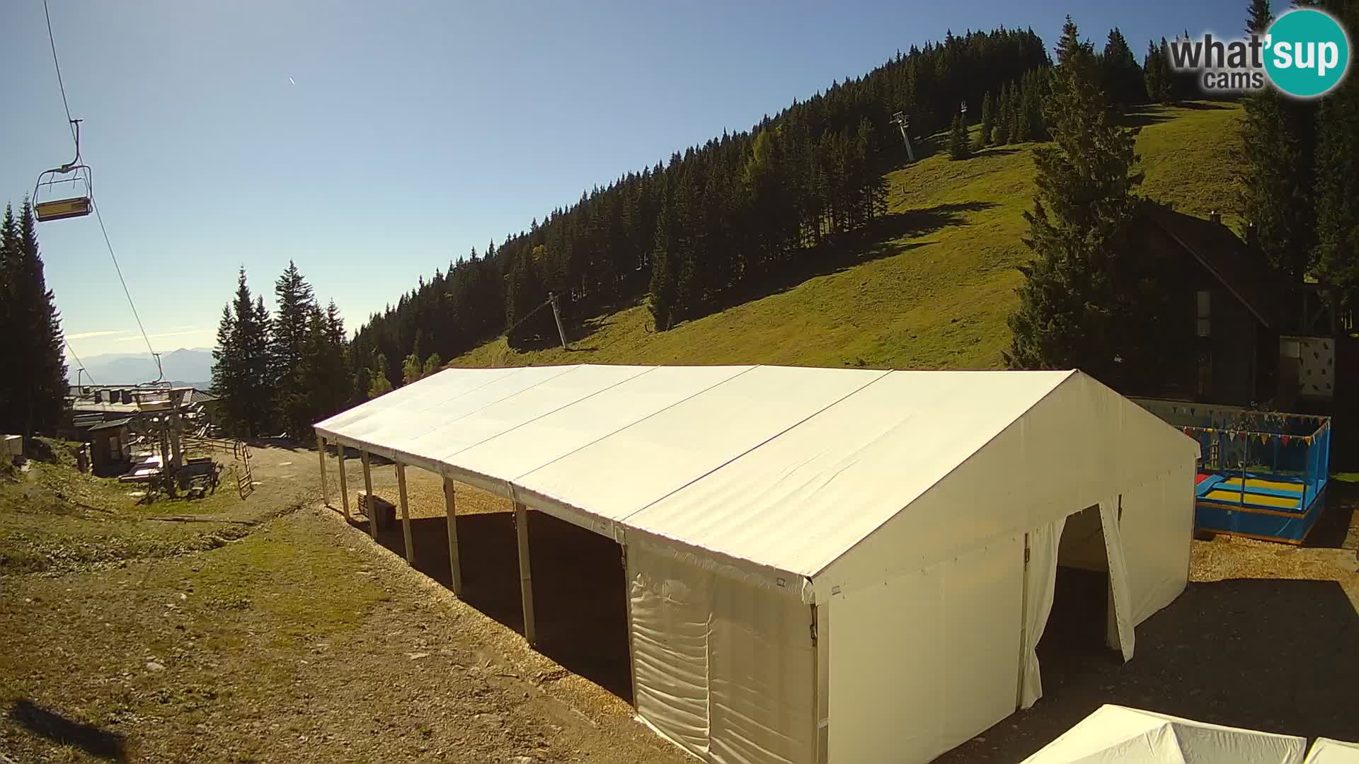 Webcam en direct de la station de ski de GOLTE – vue sur Medvedjak – Slovénie