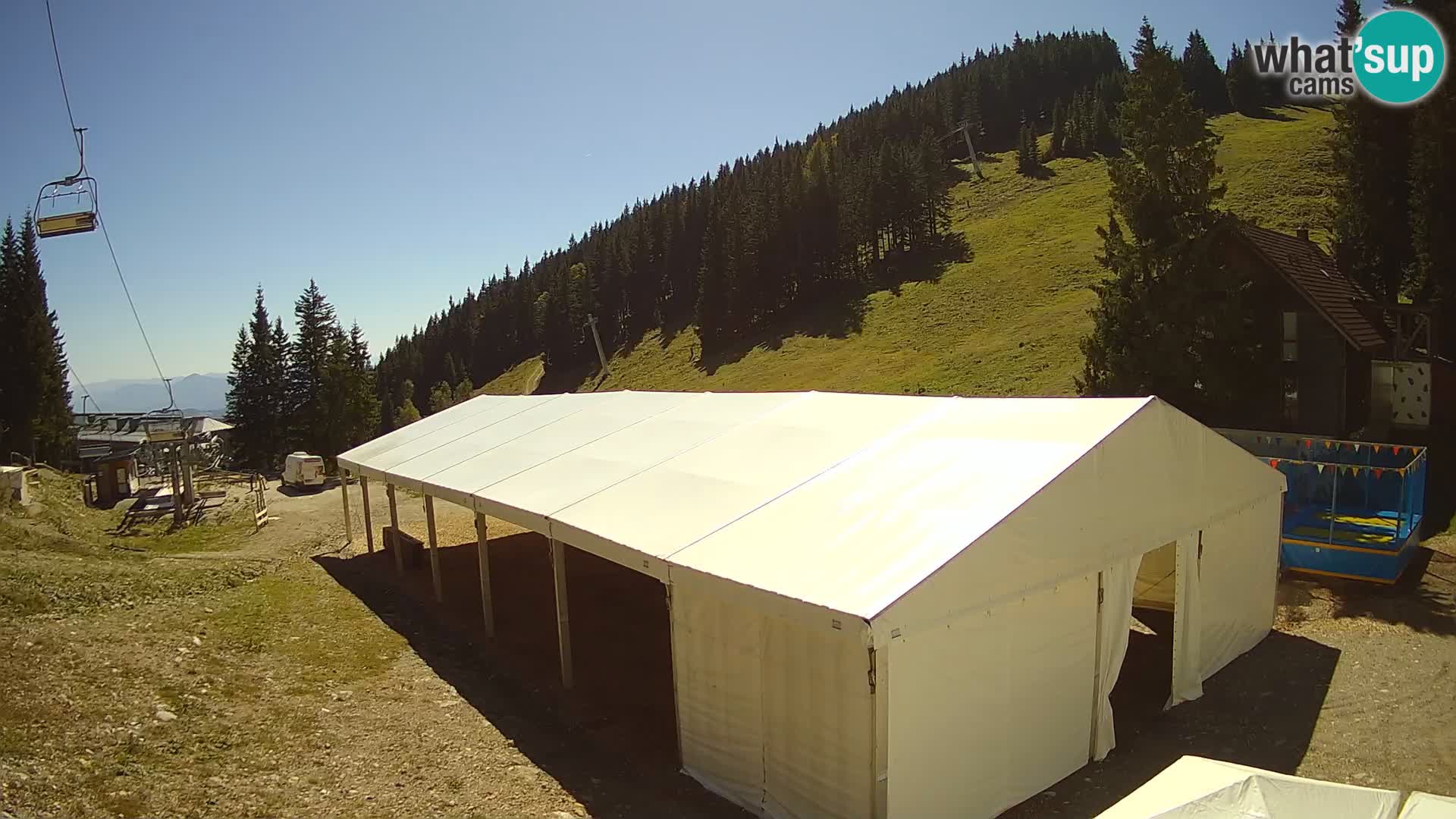 Webcam en direct de la station de ski de GOLTE – vue sur Medvedjak – Slovénie