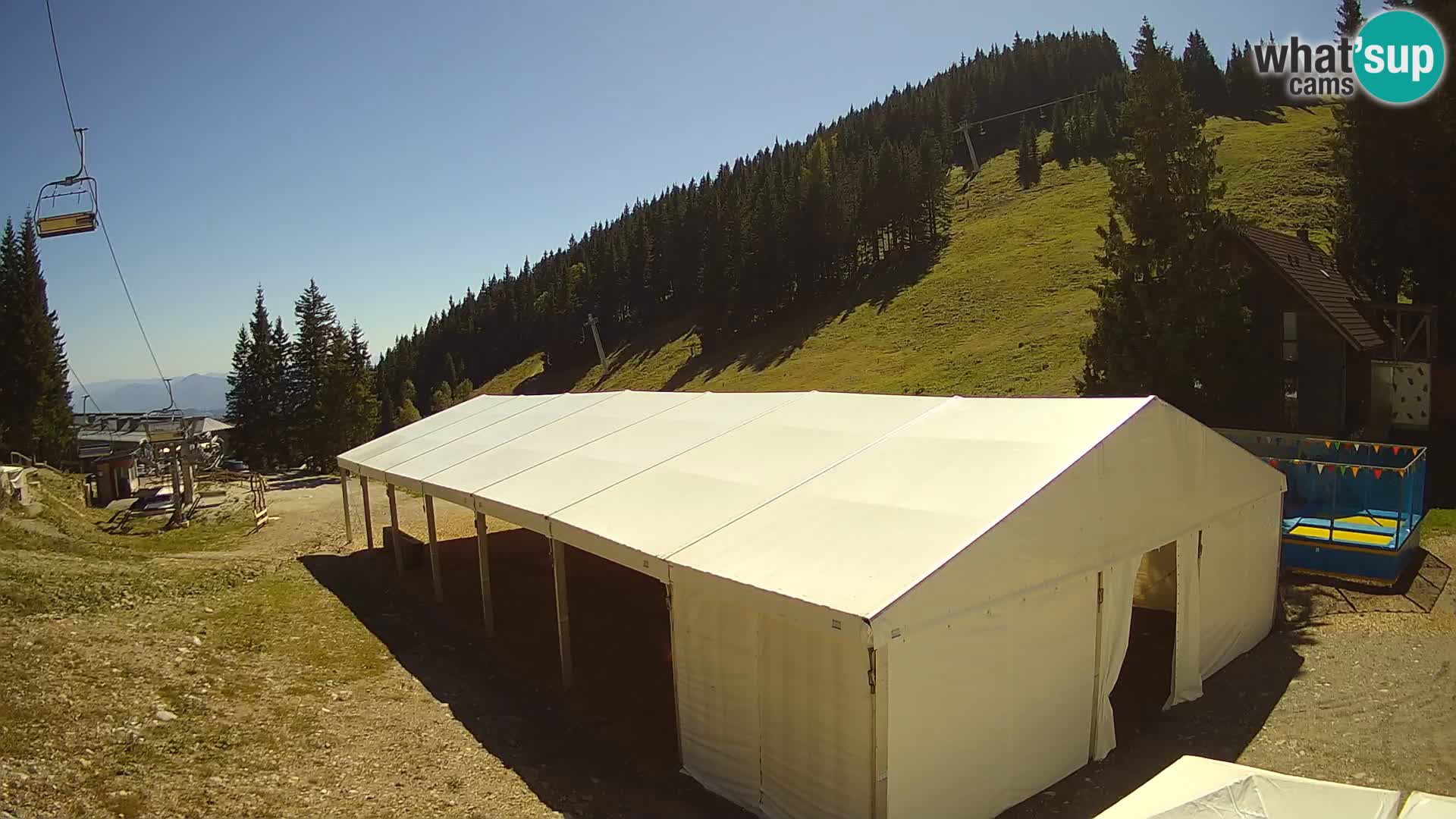 Cámara web en vivo de la estación de esquí GOLTE – vista a Medvedjak – Eslovenia