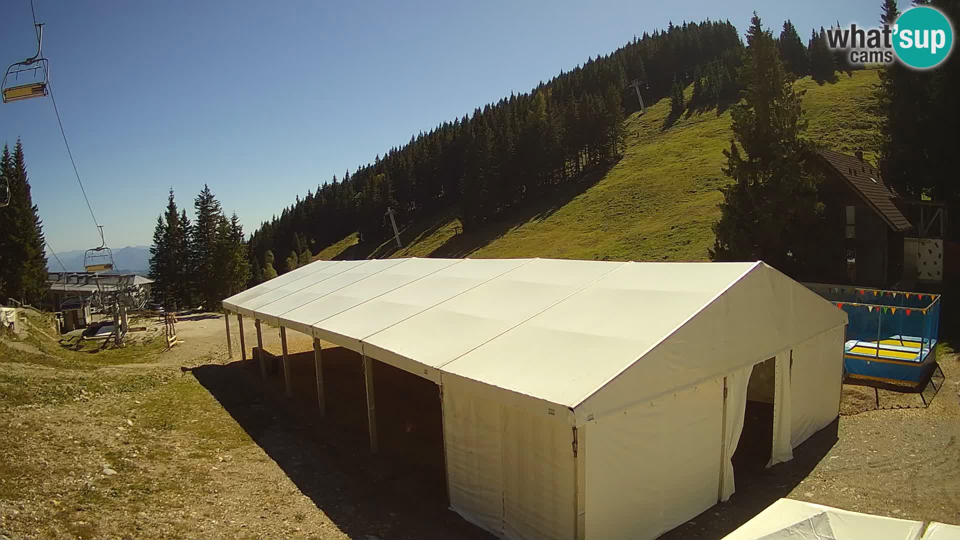 GOLTE skijalište web kamera – pogled na Medvedjak – Slovenija