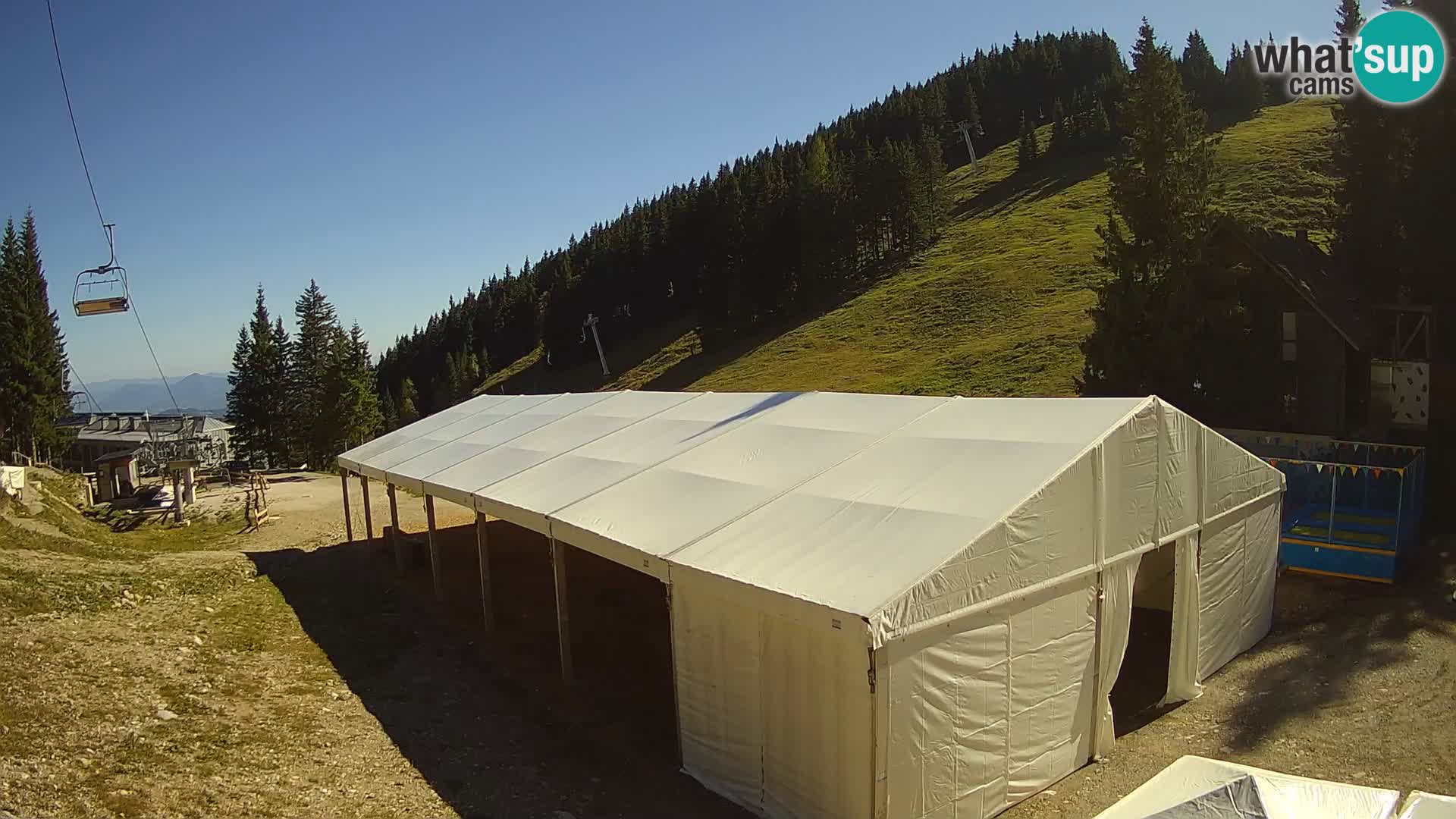 Webcam en direct de la station de ski de GOLTE – vue sur Medvedjak – Slovénie