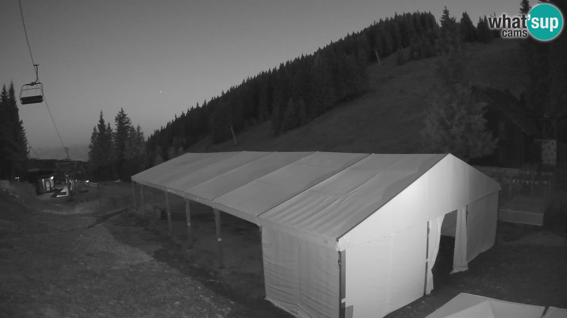 Cámara web en vivo de la estación de esquí GOLTE – vista a Medvedjak – Eslovenia