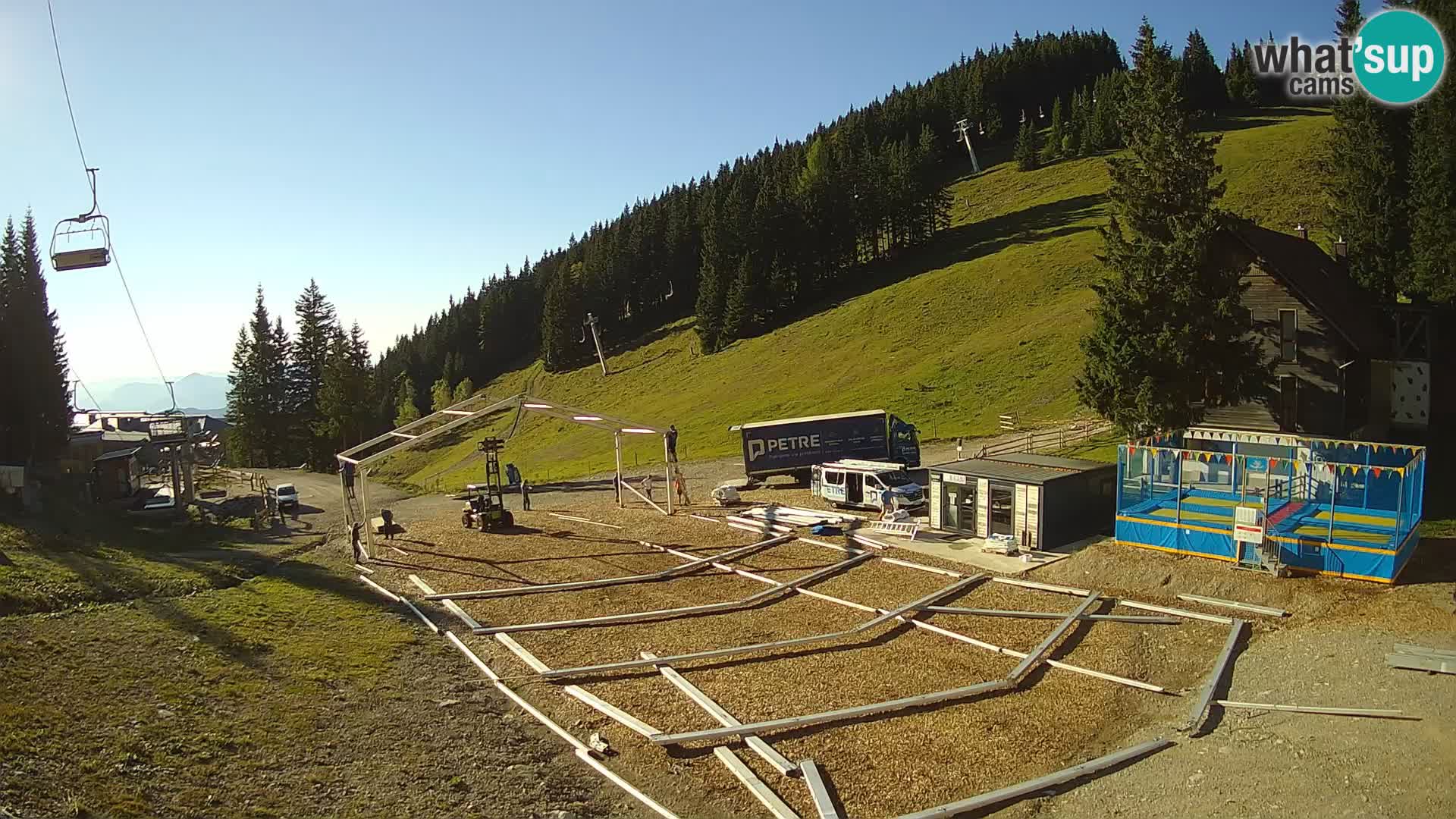 GOLTE skijalište web kamera – pogled na Medvedjak – Slovenija
