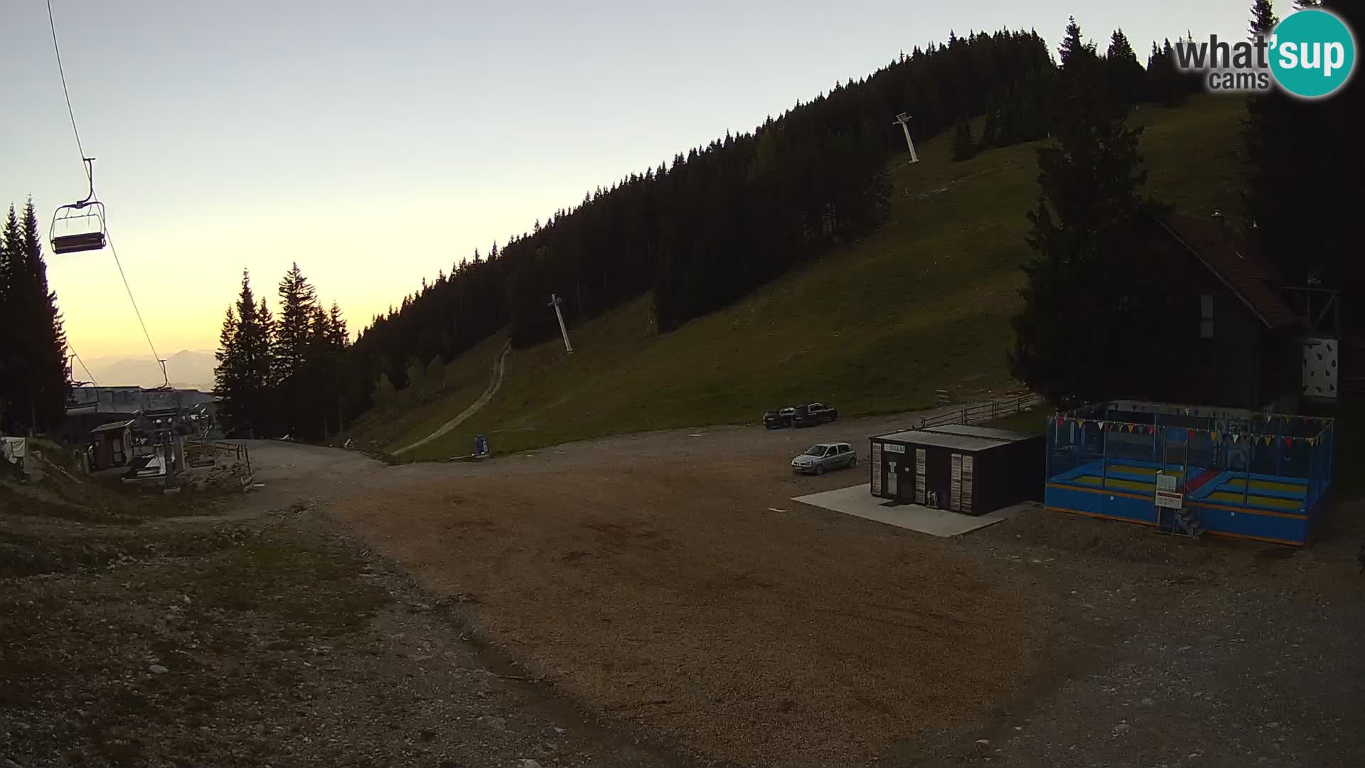 GOLTE skijalište web kamera – pogled na Medvedjak – Slovenija