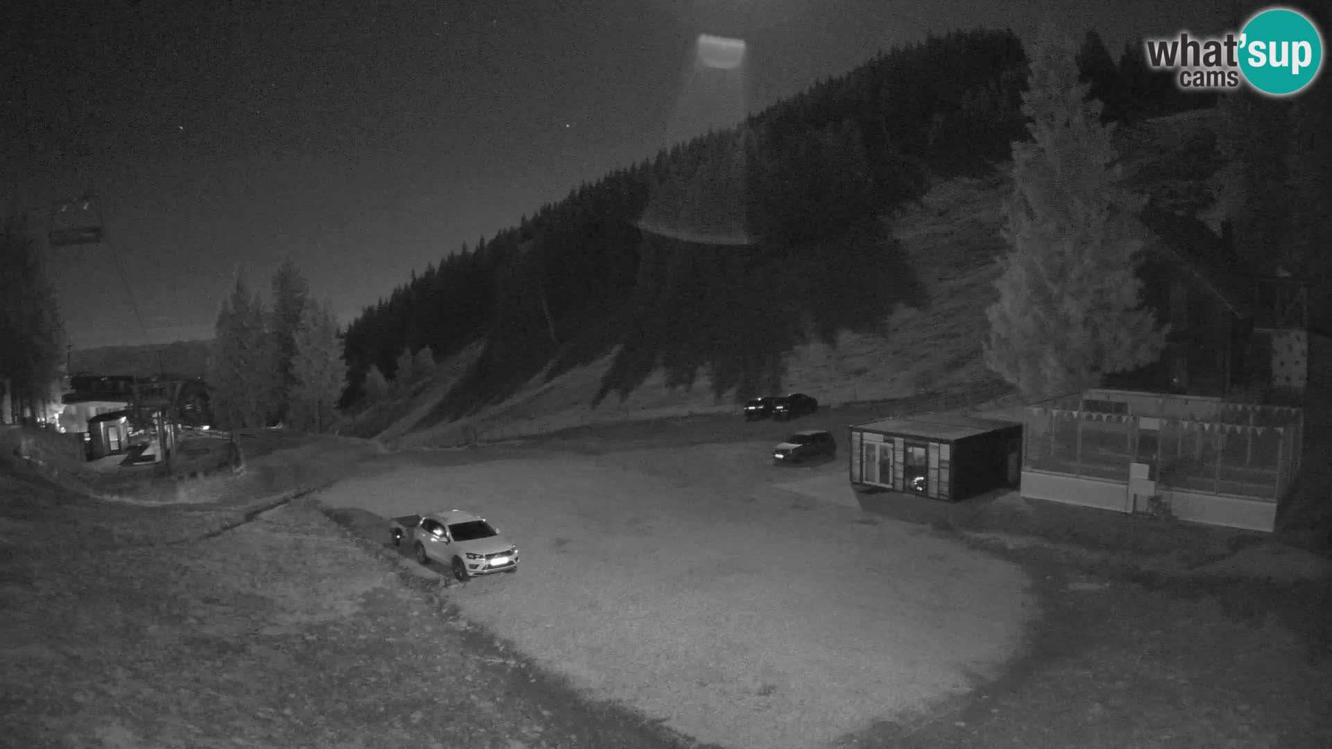 Spletna kamera smučišča GOLTE v živo – pogled na Medvedjak